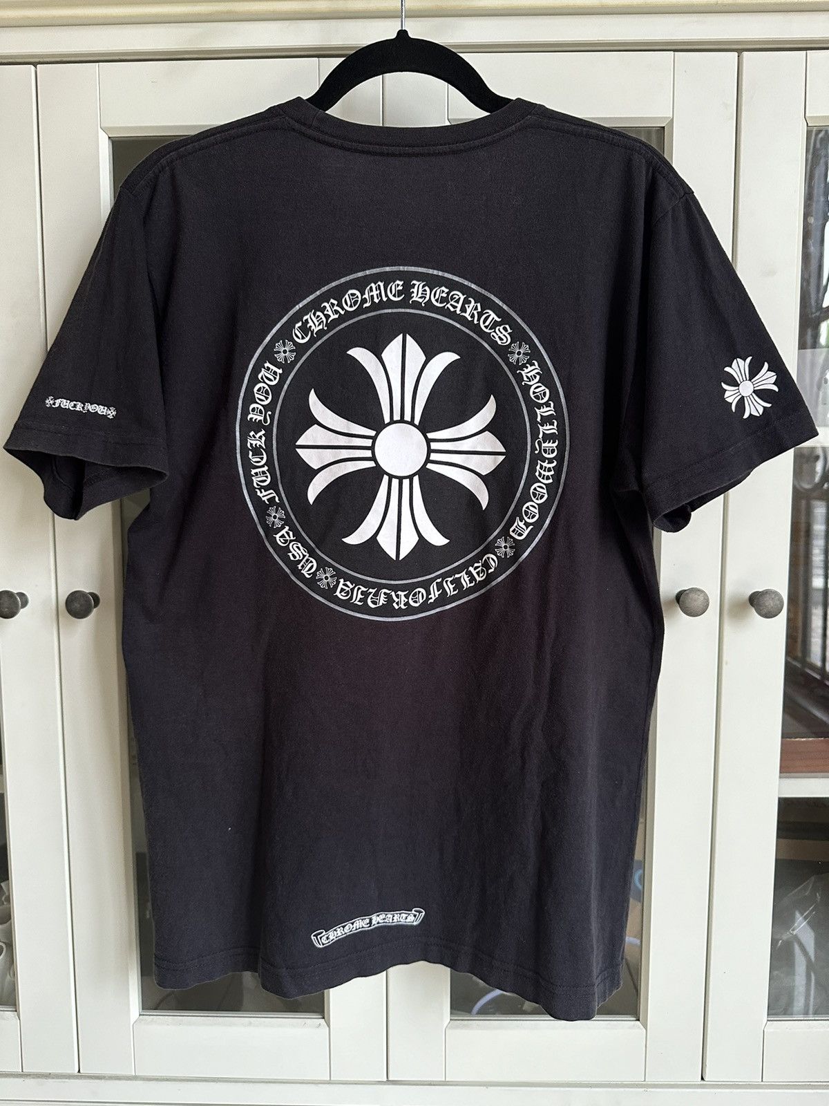 Chrome Hearts Chrome hearts “fuck you” pocket black t-shirt size m