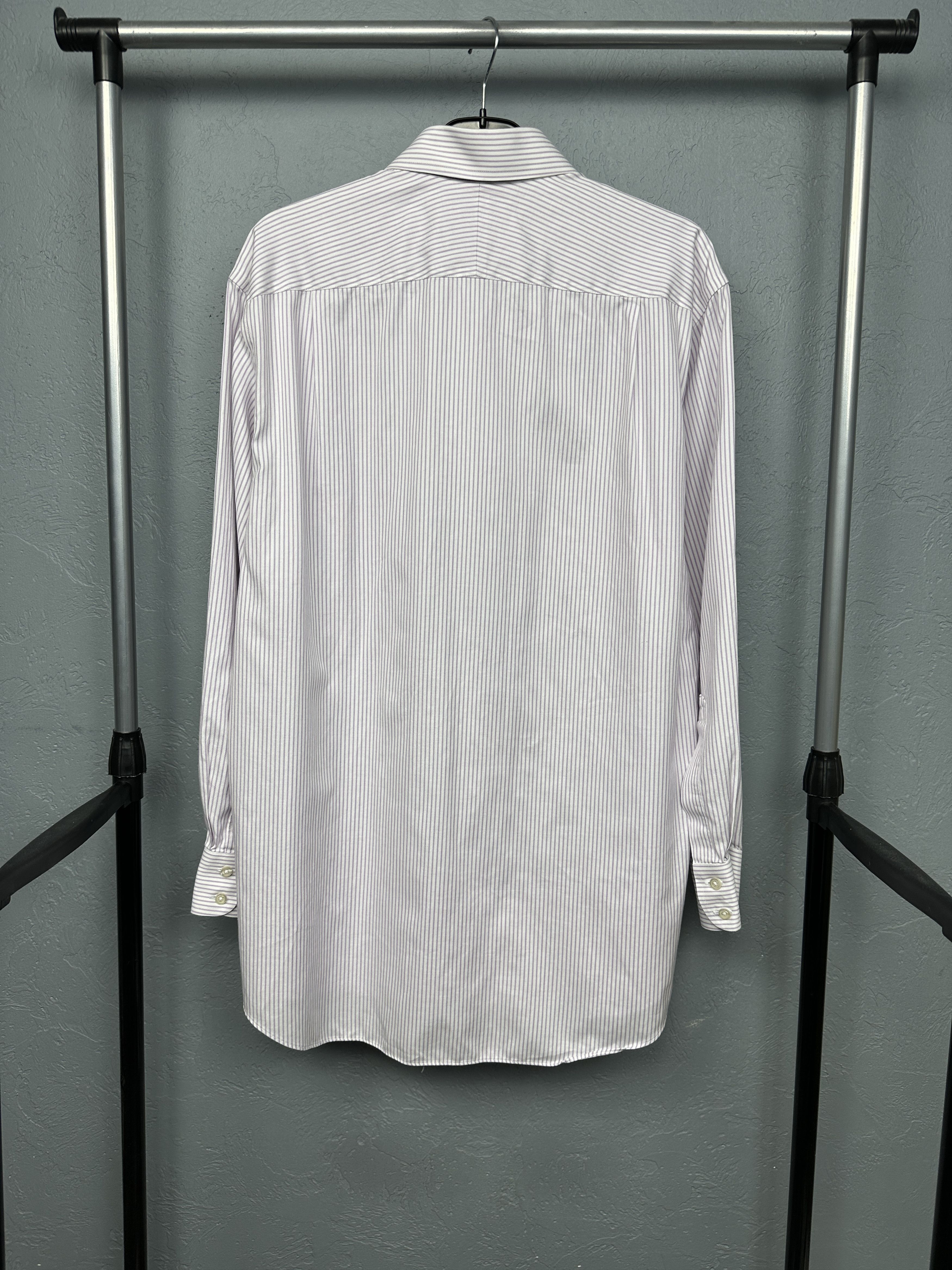 Charles Tyrwhitt Charles Tyrwhitt Mens Long Sleeve Striped Shirt Size US XL / EU 56 / 4 - 5 Thumbnail