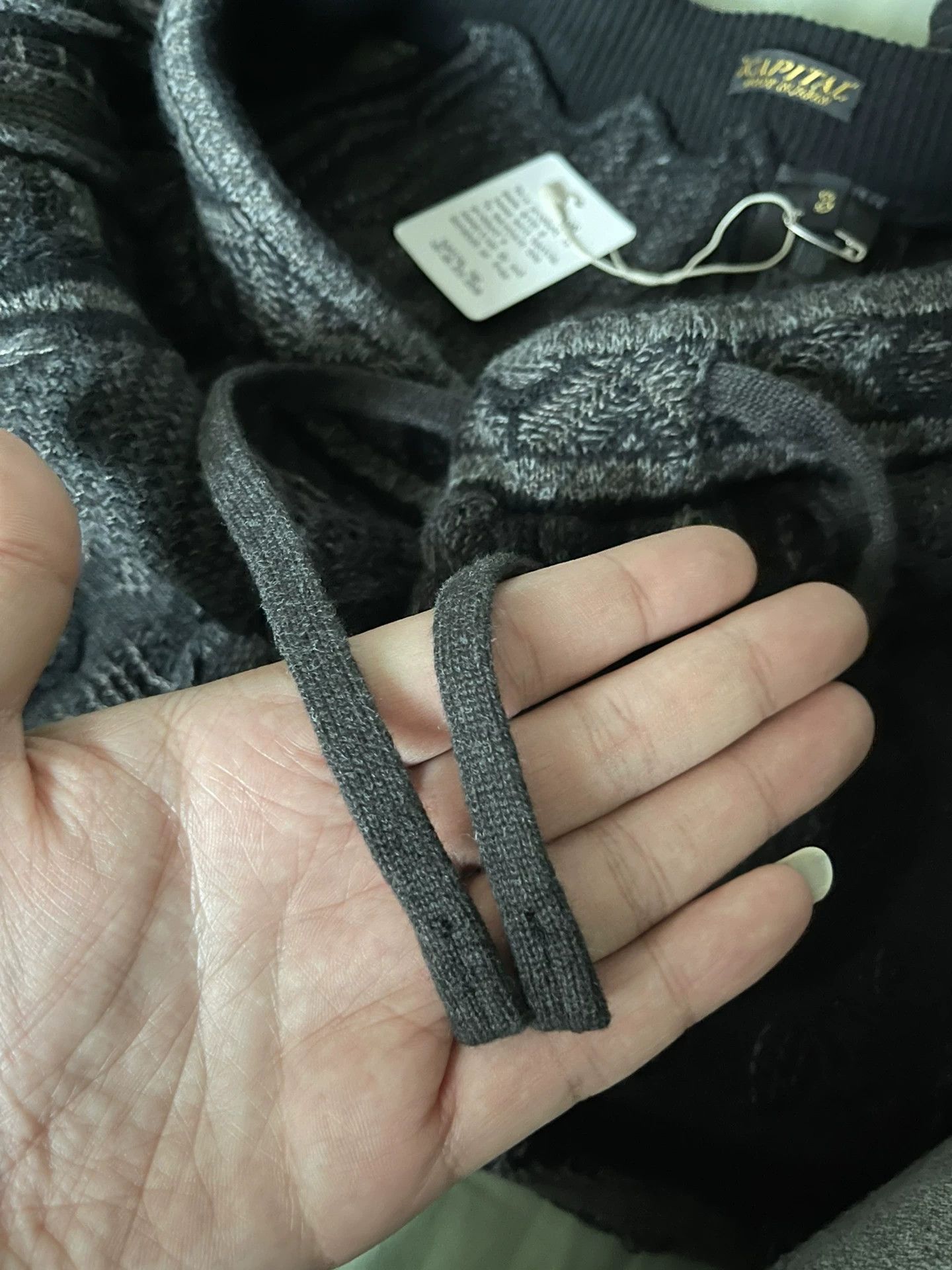 Kapital kapital Anti-war knitted wool blended casual pants-2508 Size US 34 / EU 50 - 4 Thumbnail