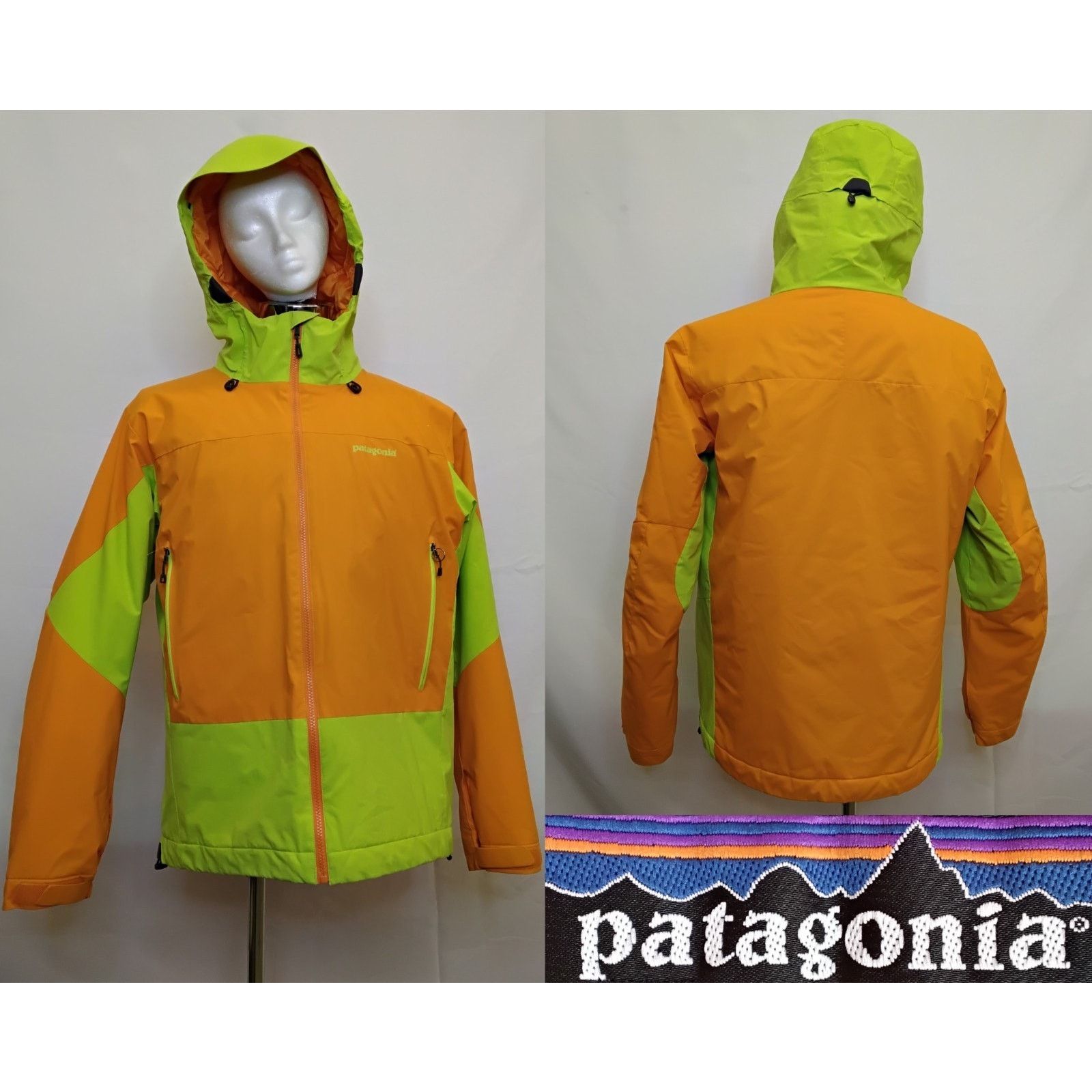 Patagonia Patagonia Ski/Snowboard Jacket Men's Large Orange/Yellow Size US L / EU 52-54 / 3 - 1 Thumbnail