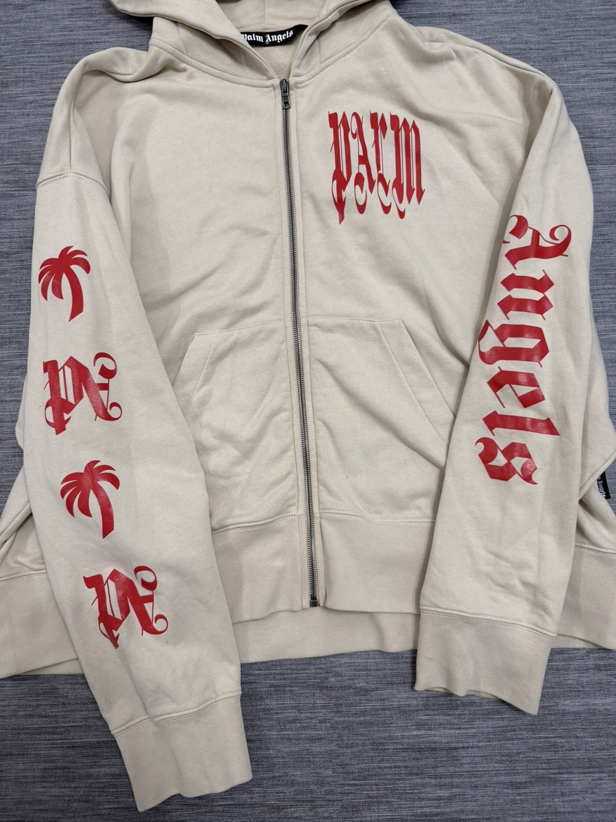Palm Angels Palm Angels Hoodie Gothic Logo Size US XL / EU 56 / 4 - 3 Thumbnail