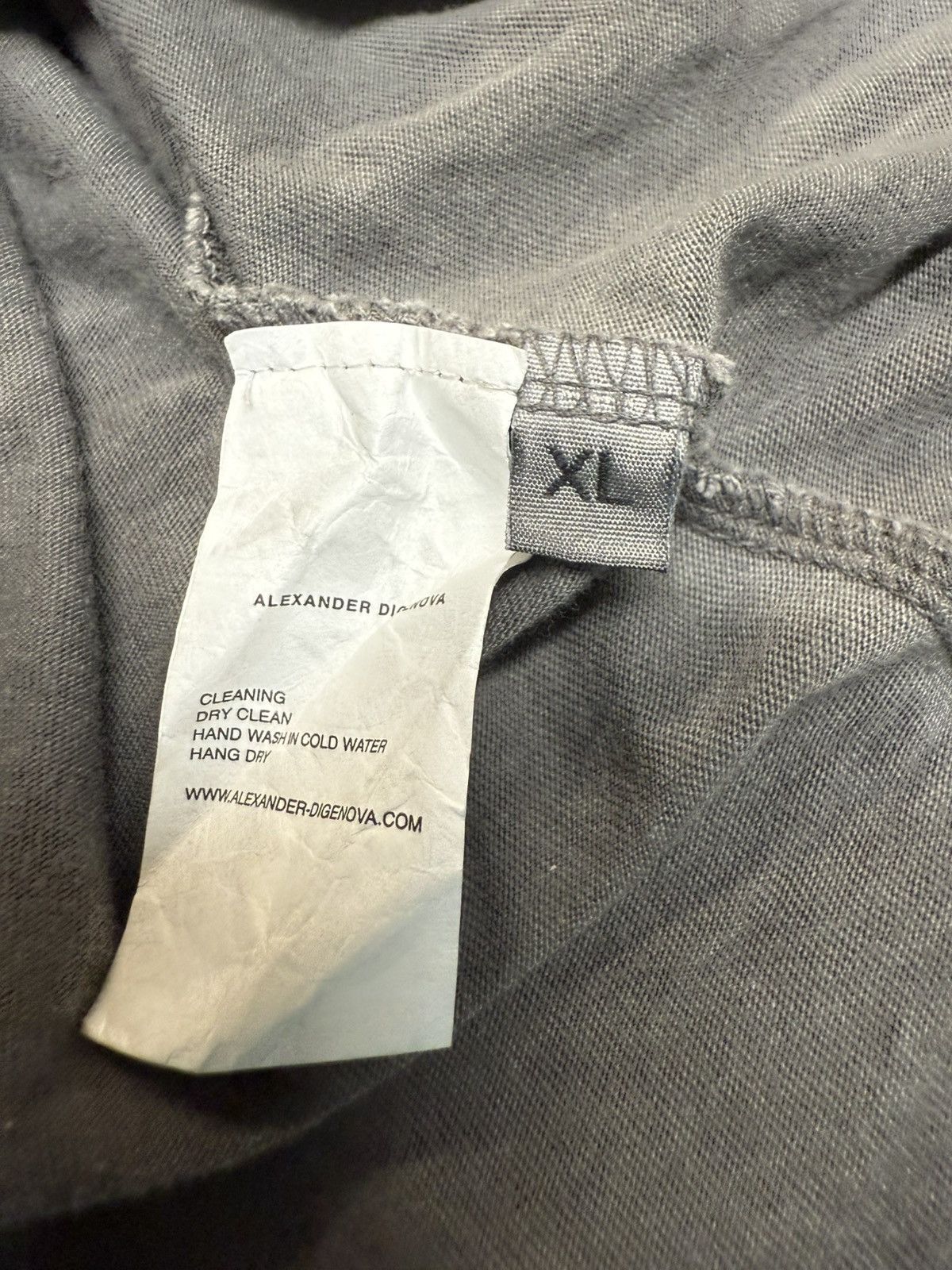 ALEXANDER DIGENOVA Alexander Digenova Grey Crash Tee Size US XL / EU 56 / 4 - 3 Thumbnail