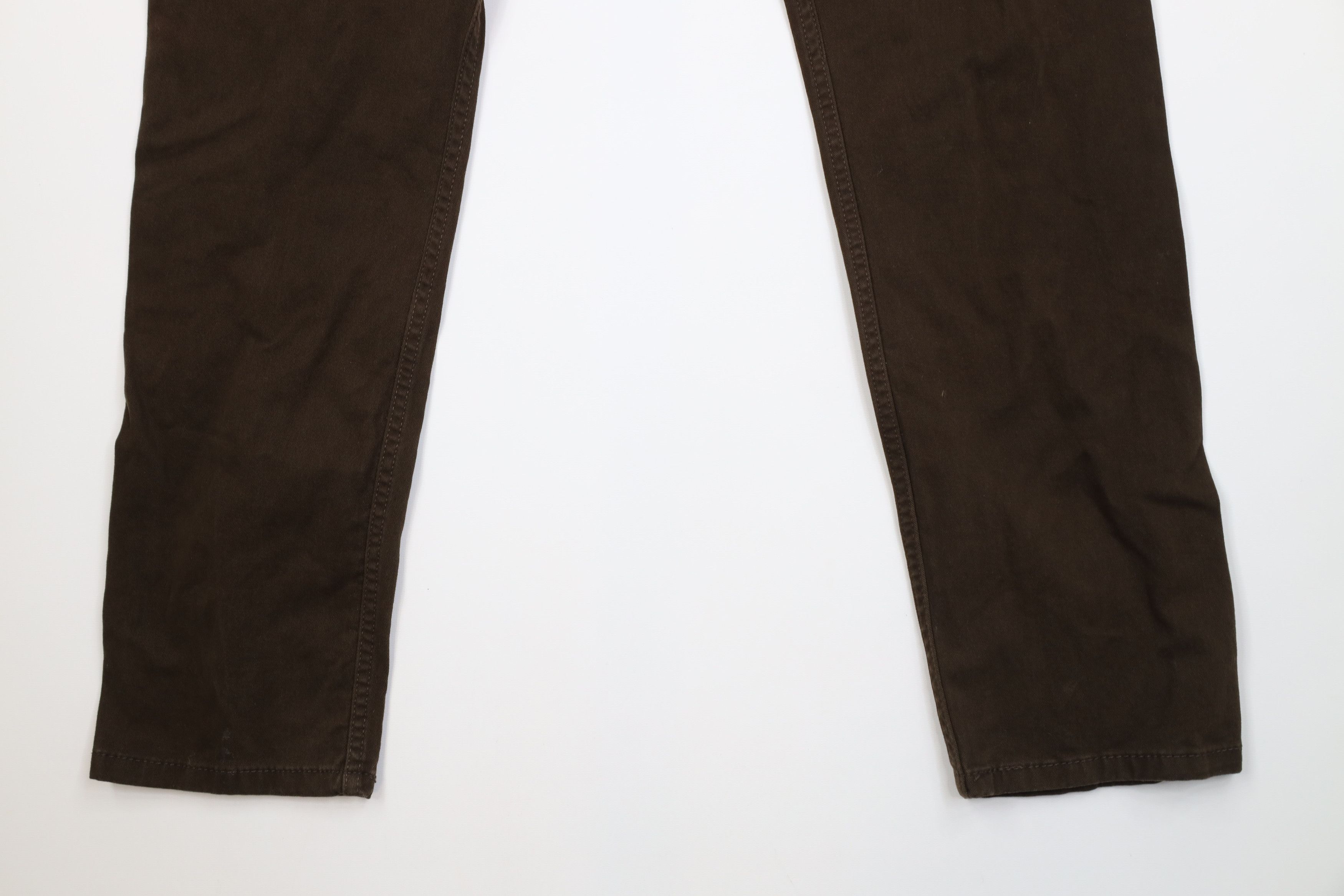 Levi's Vintage Y2K Levis 502 Slim Taper Leg Twill Pants Brown Size US 33 - 12 Thumbnail
