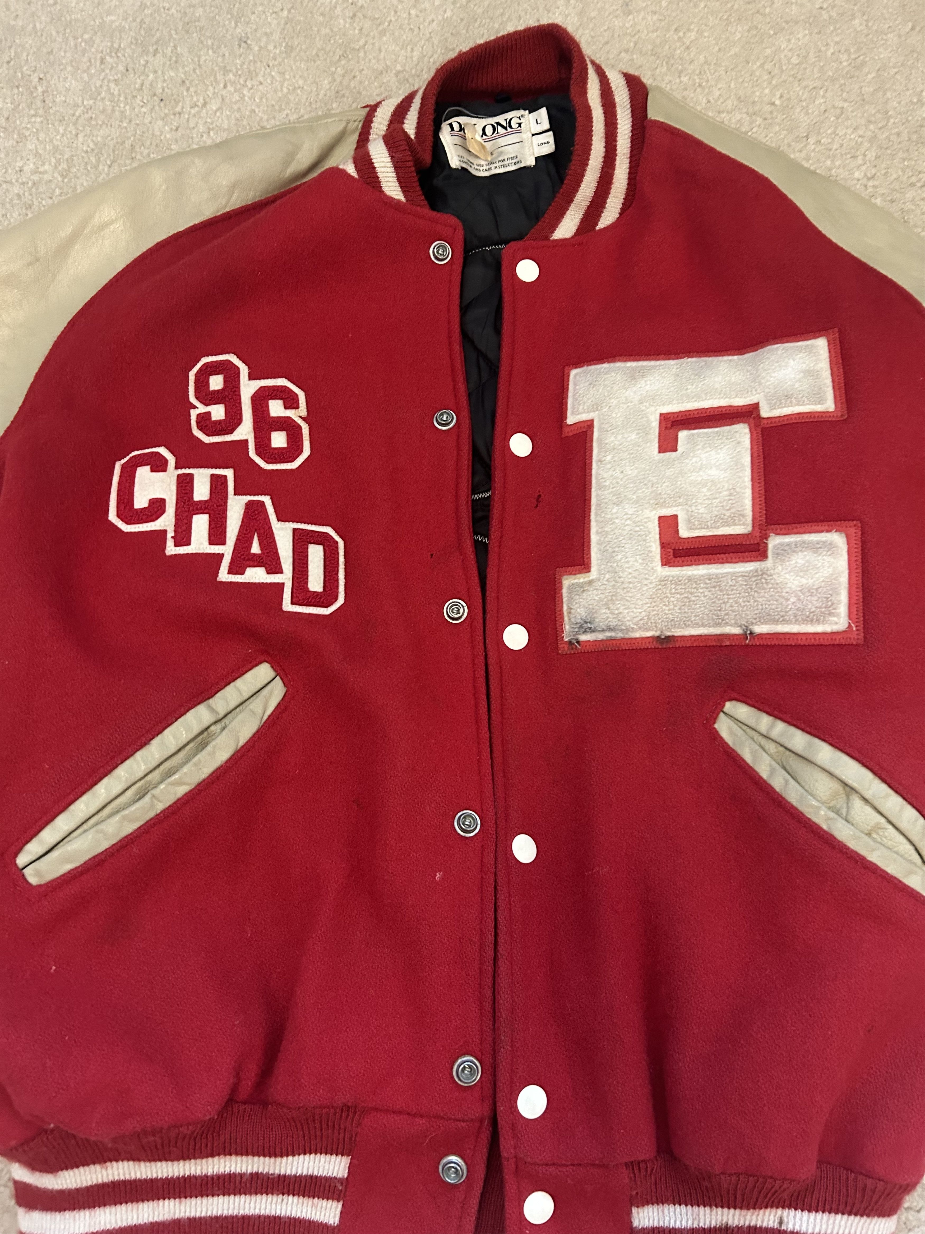 Other Red and White Vintage Varsity Jacket Size US L / EU 52-54 / 3 - 2 Thumbnail