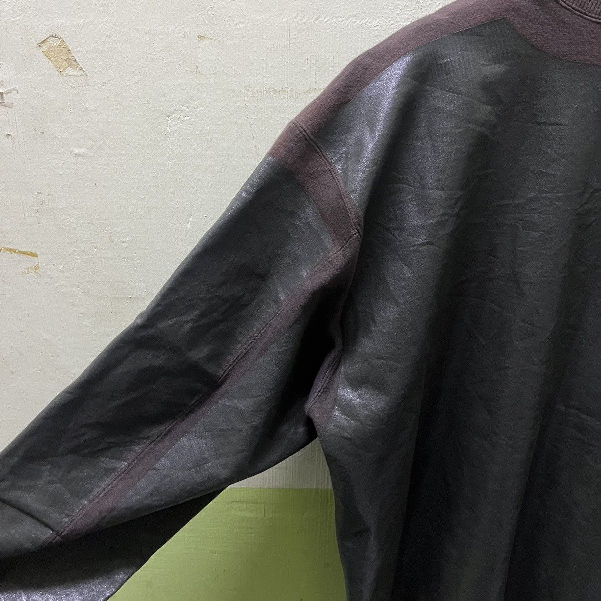 Issey Miyake Archival Vintage 80s Issey Miyake Leather-Look Pullover Size US S / EU 44-46 / 1 - 11 Thumbnail