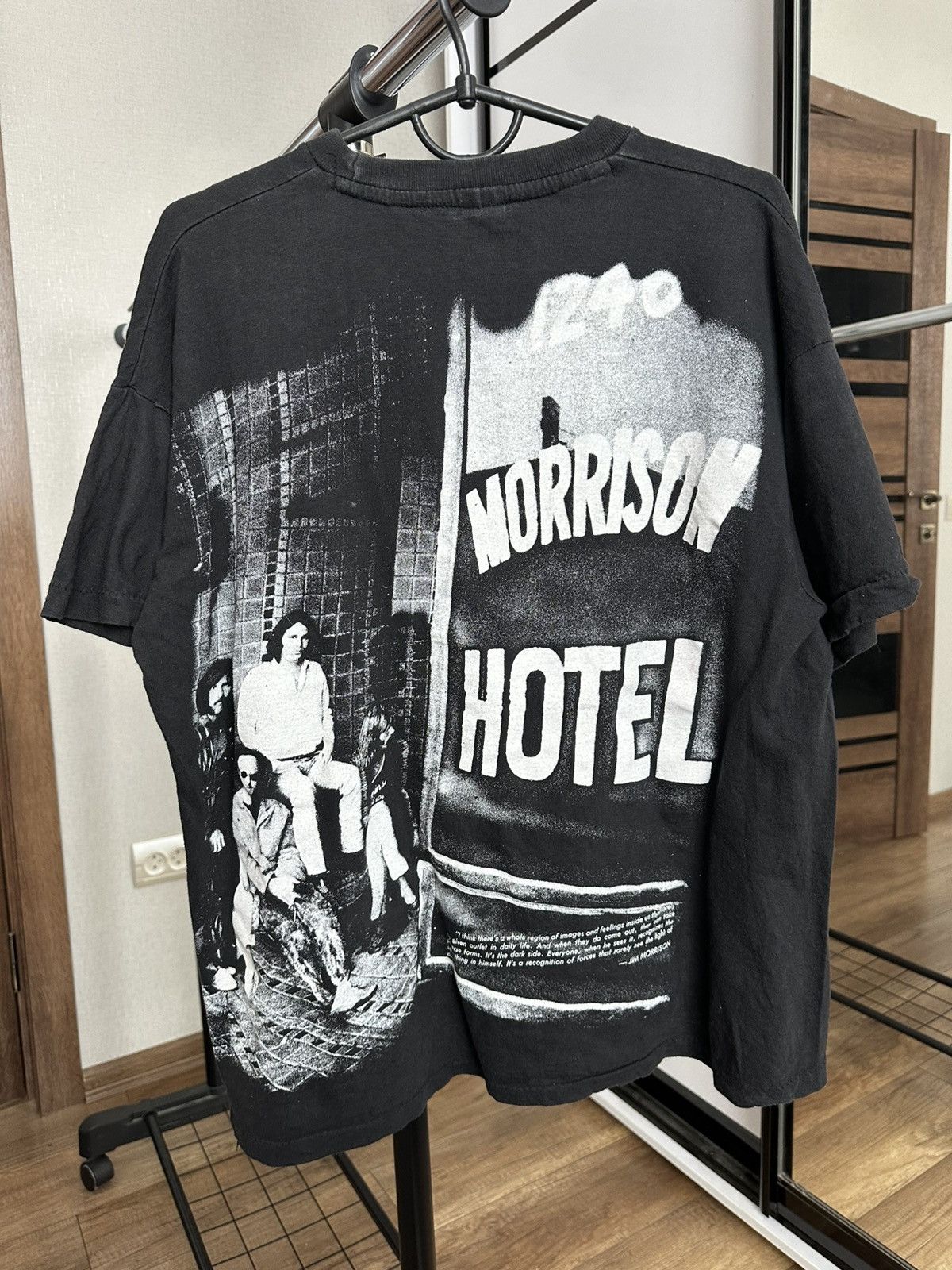 Band Tees Jim Morrison Hotel The Doors Vintage Band T-Shirt Tee 90s Size US M / EU 48-50 / 2 - 6 Thumbnail