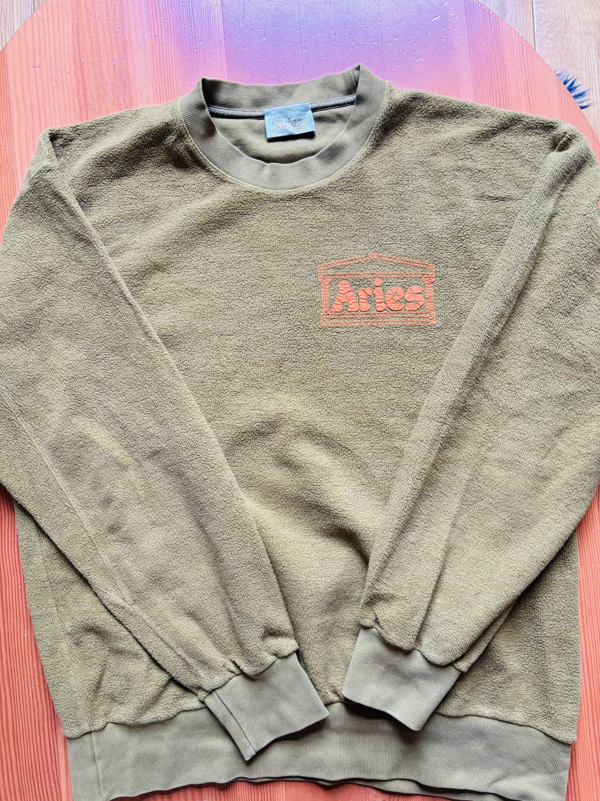 Aries Aries Reverse Fleece Sweatshirt Size US M / EU 48-50 / 2 - 1 Thumbnail