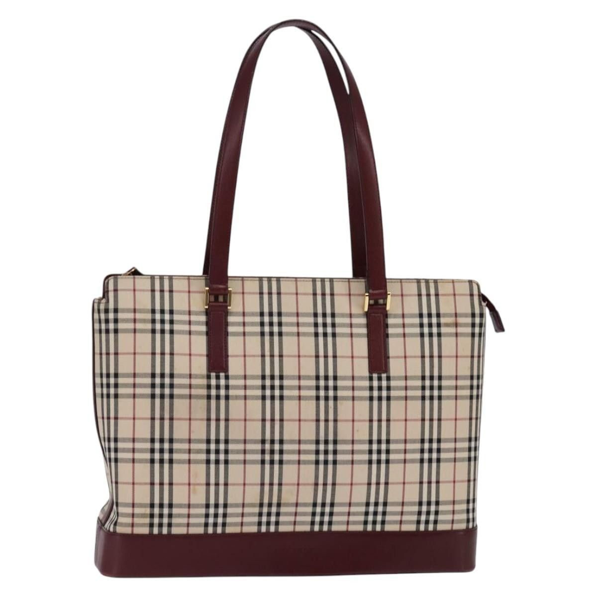 Burberry Burberry Nova Check Tote canvas check pattern Size ONE SIZE - 1 Thumbnail