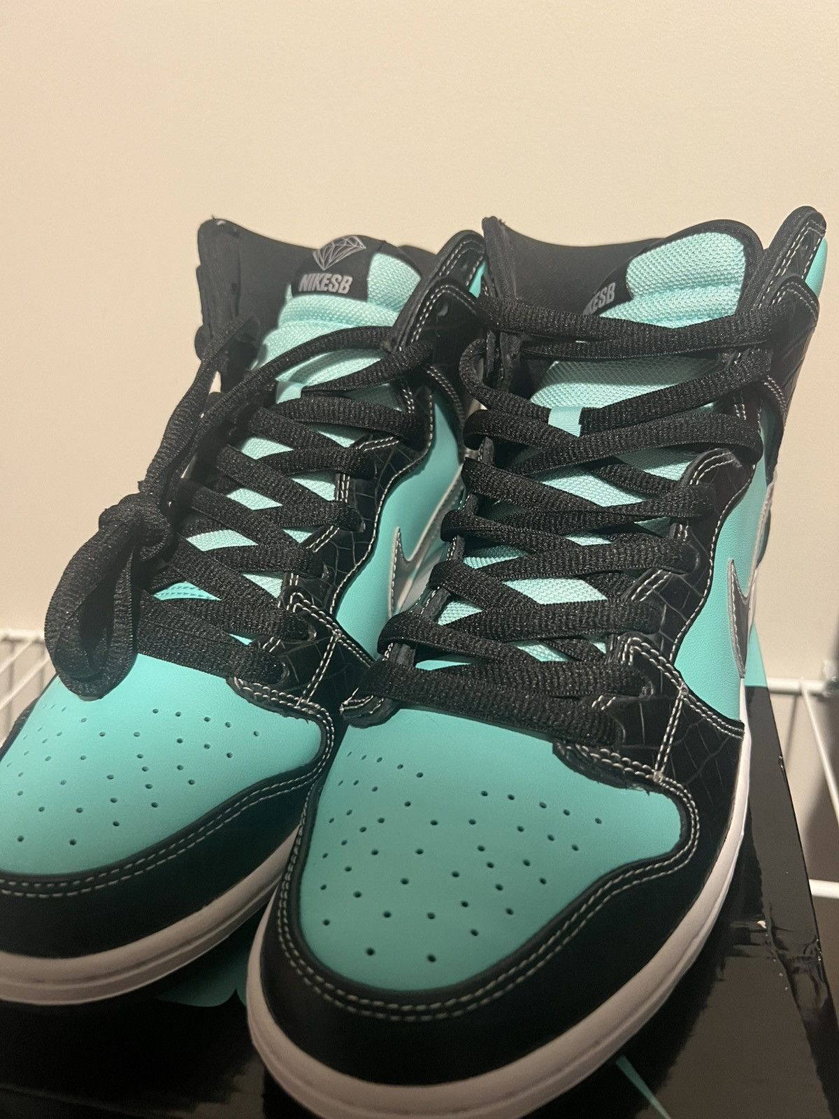 Diamond Supply Co. × Nike Nike SB Dunk High Diamond Supply Co. Size US 12 / EU 45 - 4 Thumbnail
