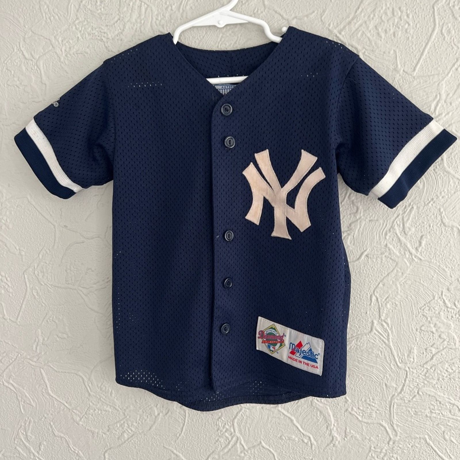 Majestic VINTAGE MAJESTIC NEW YORK YANKEES GIRLS JERSEY #10 HANNA Size XXS / US 00 / IT 34 - 1 Thumbnail