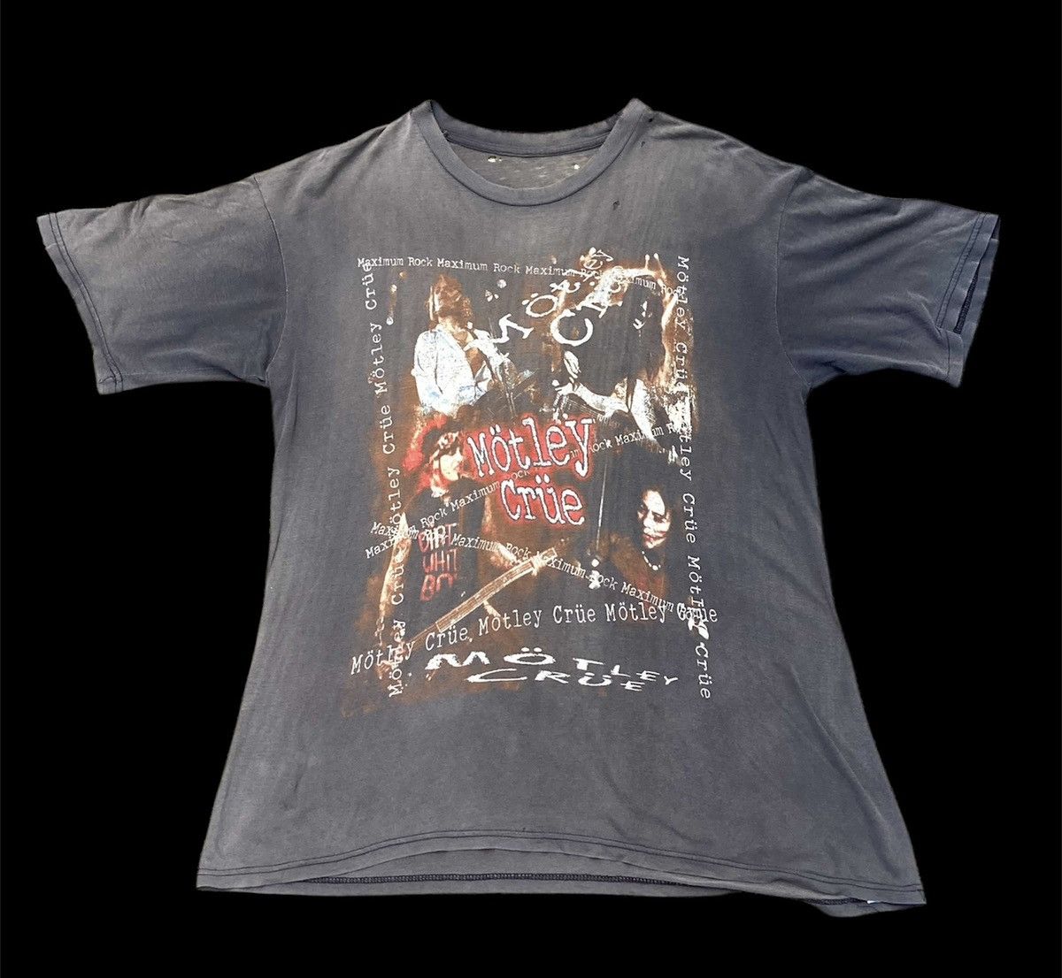 Band Tees Vintage Sun Faded 90s Motley Crue Japan Tour Size US L / EU 52-54 / 3 - 1 Thumbnail