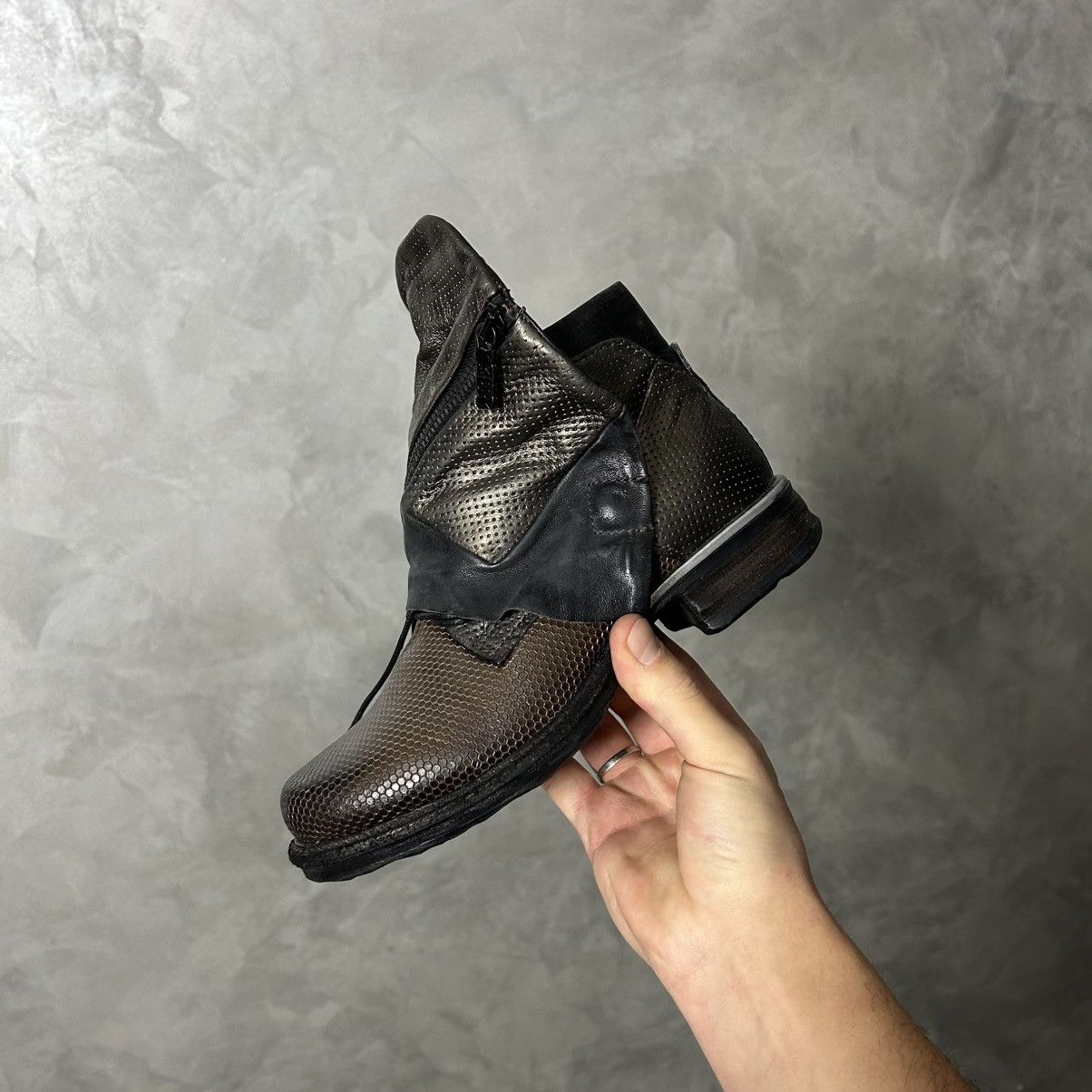 A.S.98 AS 98 Airstep Boho Biker Distressed Rick Owens Style Boots Size US 6 / IT 36 - 1 Thumbnail