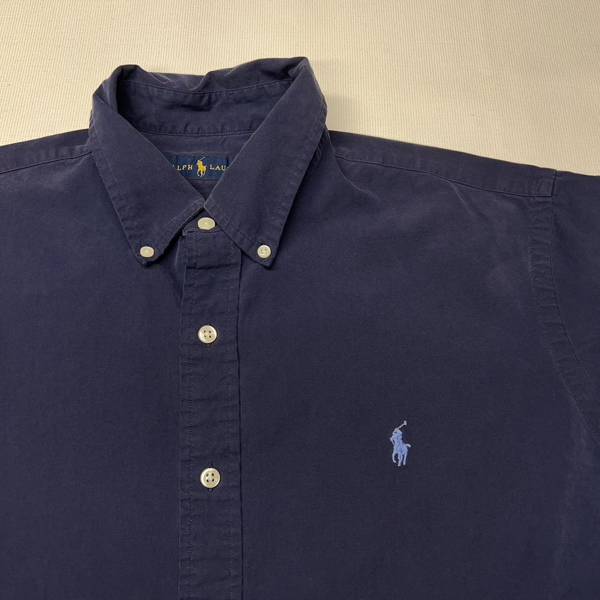 Polo Ralph Lauren Polo Ralph Lauren Shirt Button Down Short Sleeve Pony Preppy Size US XL / EU 56 / 4 - 2 Thumbnail