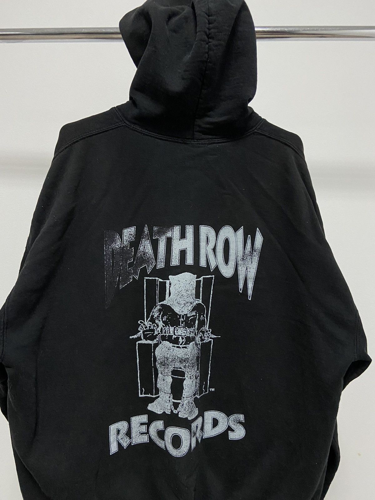 Death Row Records × Vintage Death Row Records Hoodie Big Logo Vintage Size US L / EU 52-54 / 3 - 3 Thumbnail