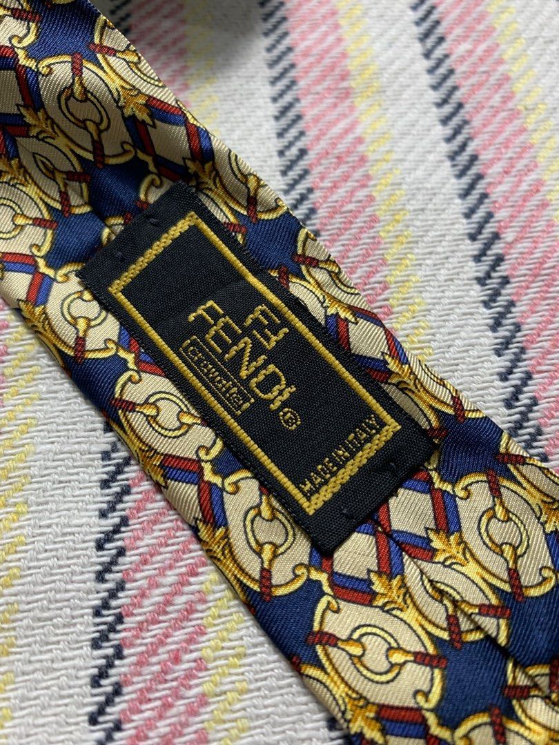 Fendi Fendi Tie vintage pattern Size ONE SIZE - 5 Thumbnail