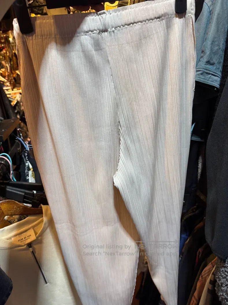 Issey Miyake Issey Miyake Gray Cropped Pants Size 25" / US 0 / IT 36 - 4 Thumbnail