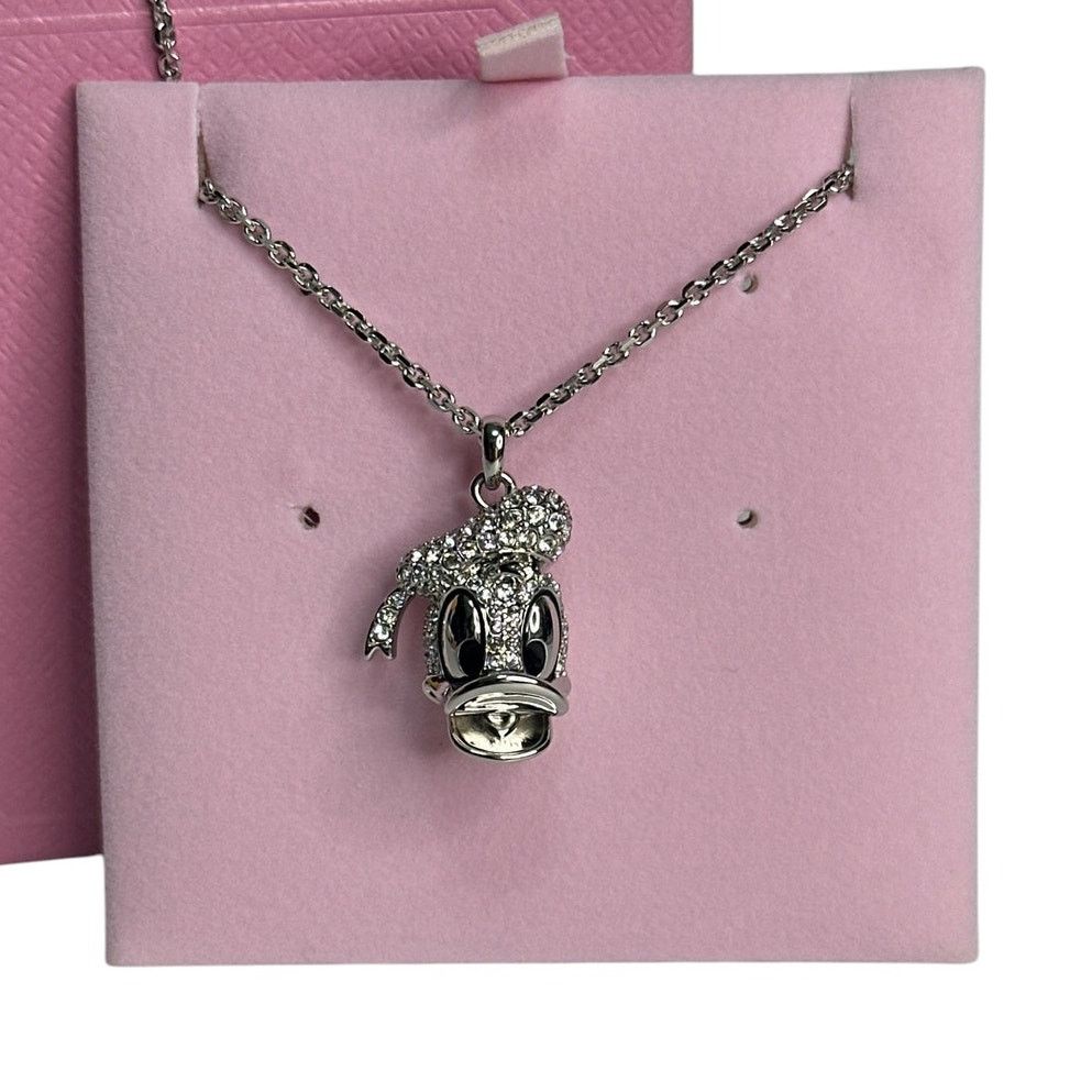 Swarovski Swarovski Disney Donald Duck Pendant Necklace Size ONE SIZE - 2 Thumbnail