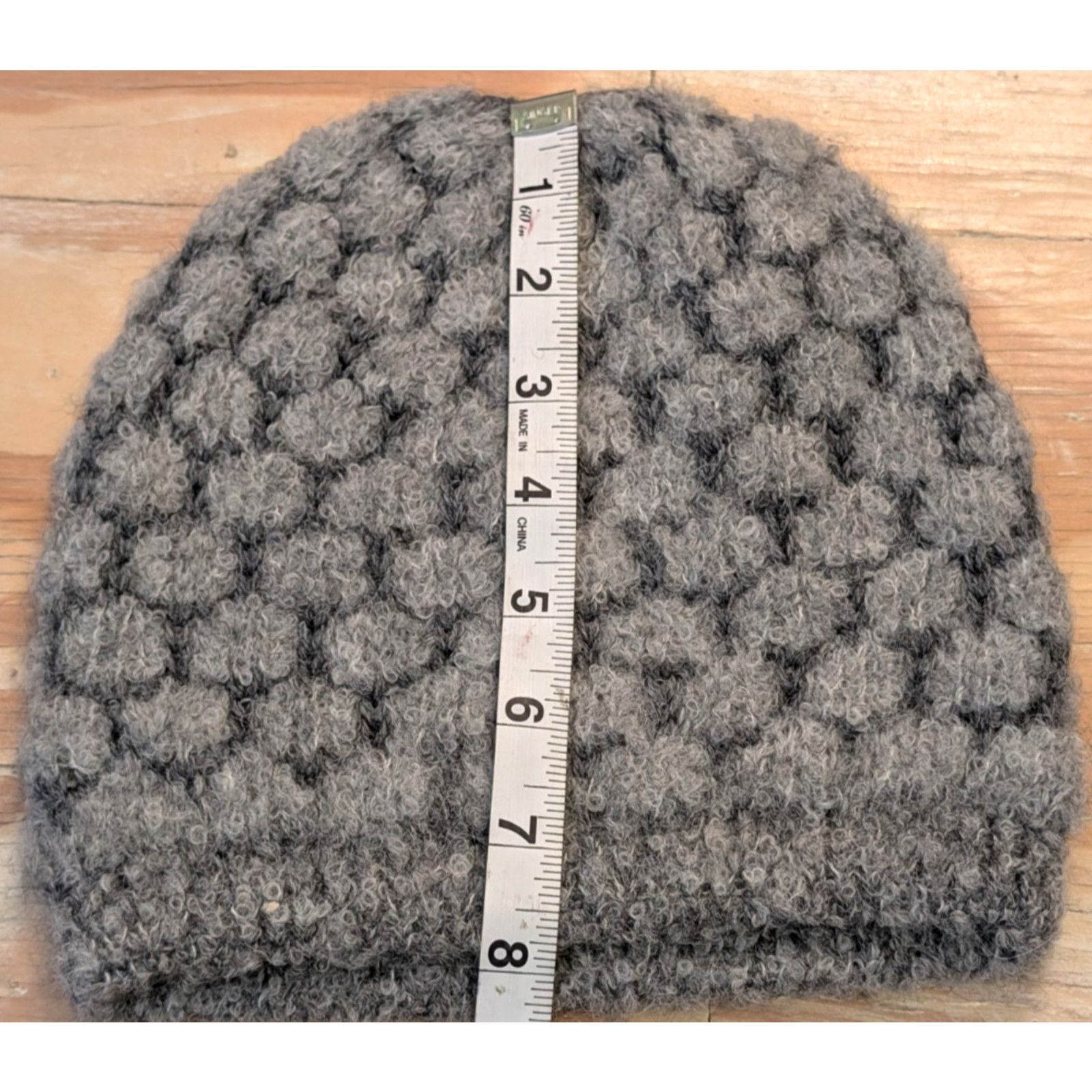 The Unbranded Brand Simply Natural Women's Alpaca Beanie Grey One Size Cold WCap Size ONE SIZE - 3 Thumbnail
