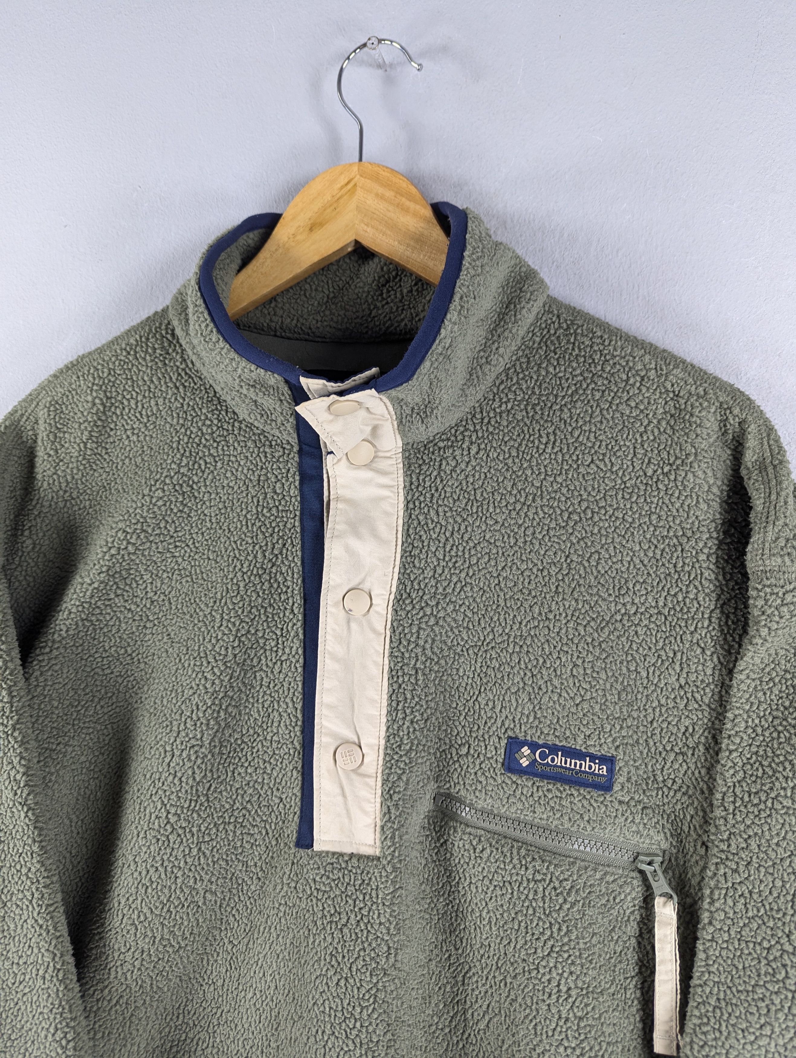 Columbia Vintage 90s Columbia Fleece Pullover Jacket Size US M / EU 48-50 / 2 - 3 Thumbnail