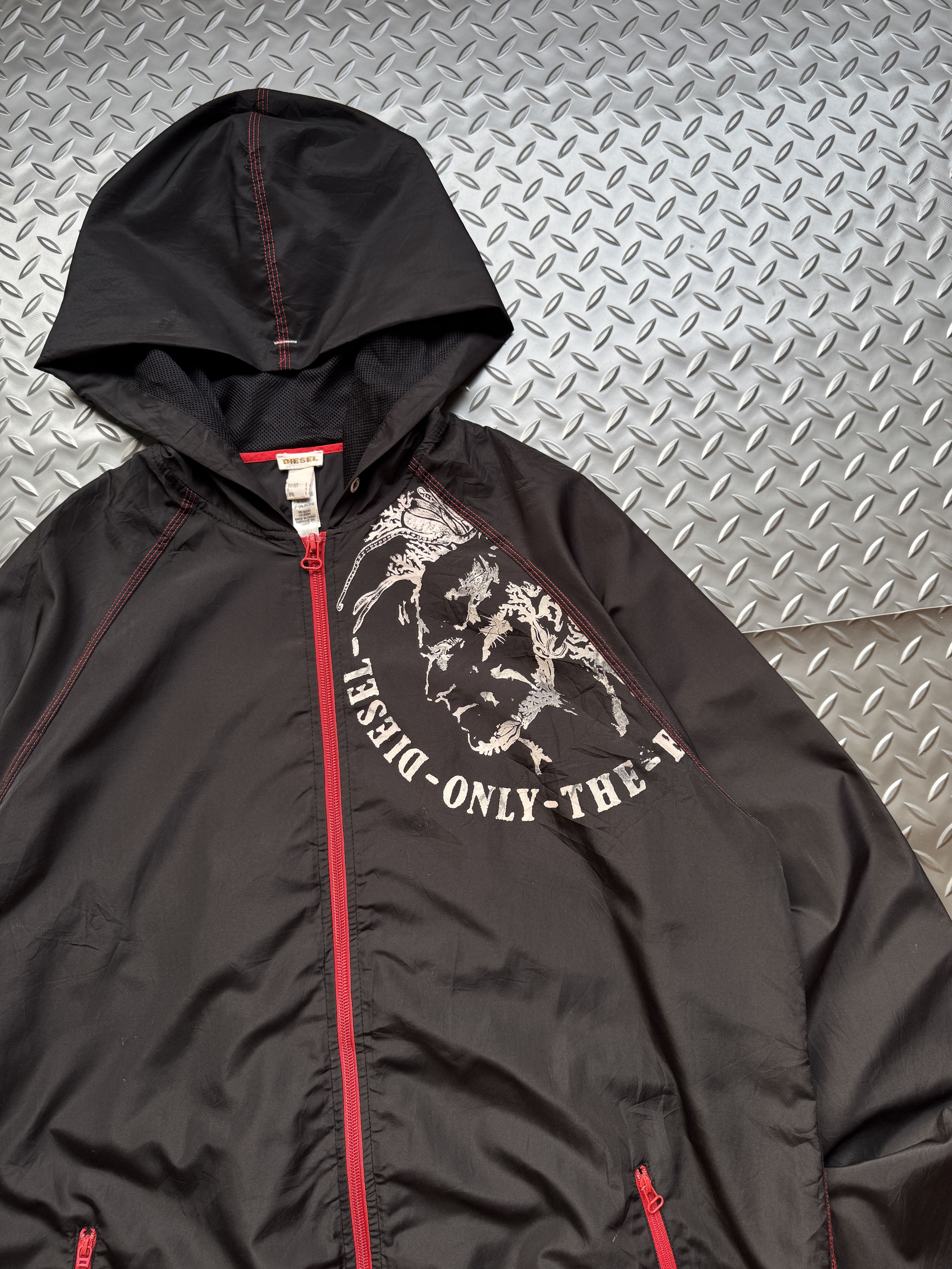 Diesel Diesel Graphic Hooded Jacket – Y2K Archive Size US L / EU 52-54 / 3 - 3 Thumbnail