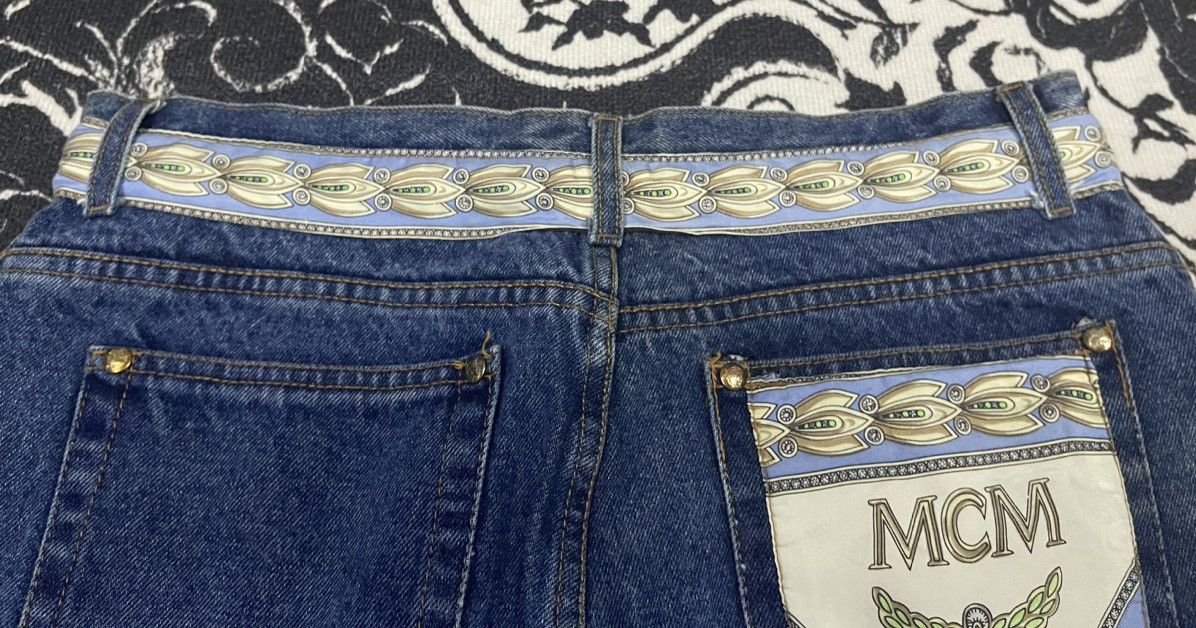 MCM 90s MCM DENIM BAGGY JEANS RARE DESIGN Size US 30 / EU 46 - 18 Thumbnail