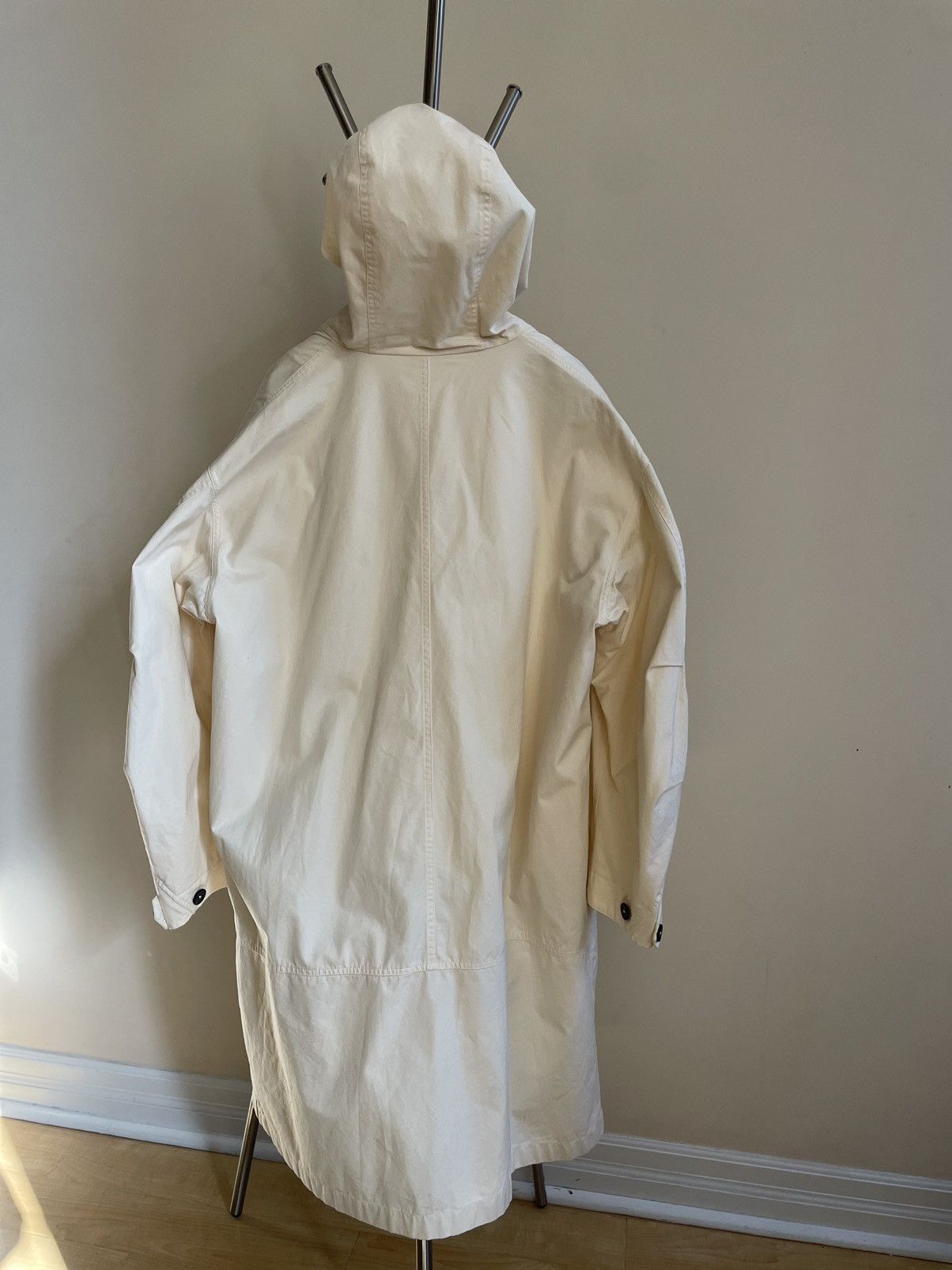 Jil Sander Jil Sander White Hooded Parka Size US XL / EU 56 / 4 - 7 Thumbnail