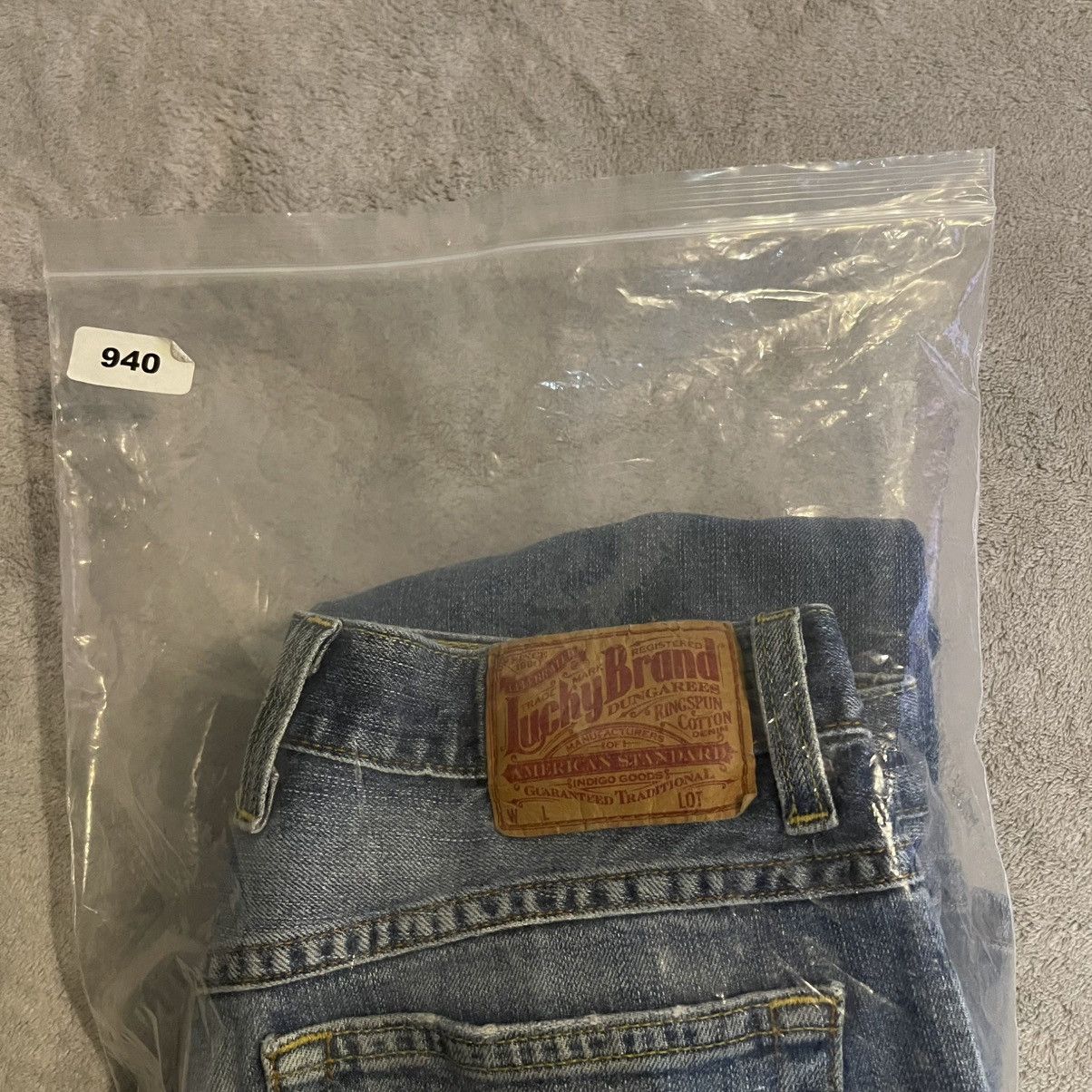 Lucky Brand VTG Lucky Brand Jeans Womens 4/27 Blue Bootcut Made USA Y2K Size 29" - 16 Thumbnail