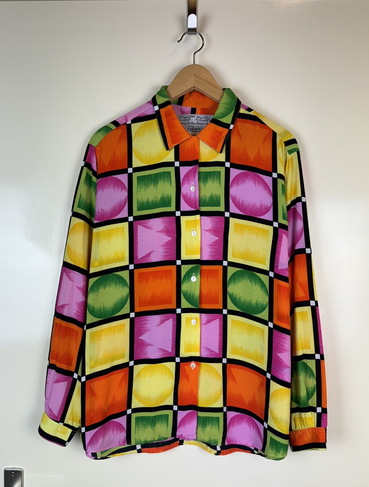 Vintage Le Garage Bellows Brut Vintage Art Retro Shirt Versace Style Size US L / EU 52-54 / 3 - 1 Thumbnail