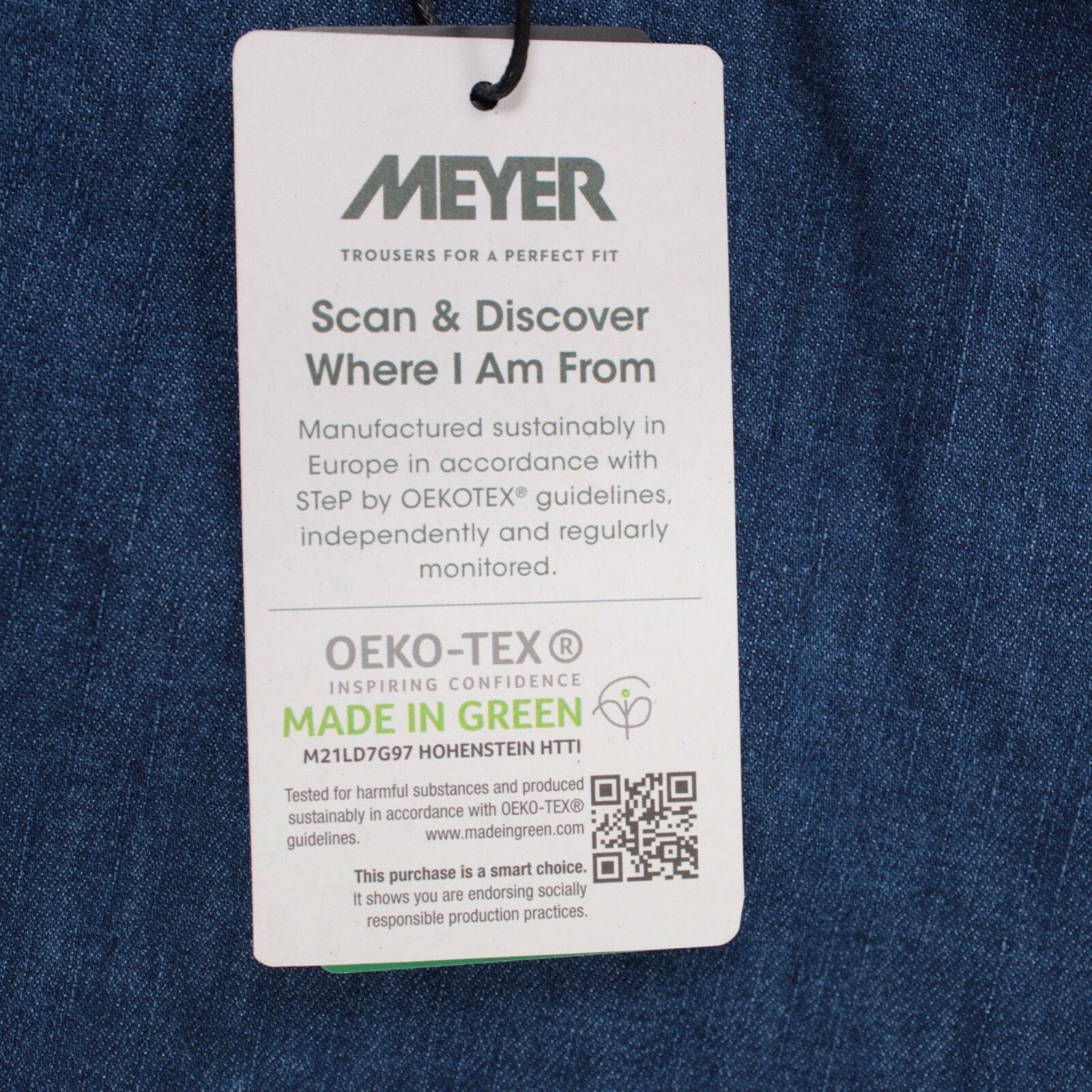 Other Meyer New with tags Chino Size 34 US In Blue Size US 34 / EU 50 - 5 Thumbnail