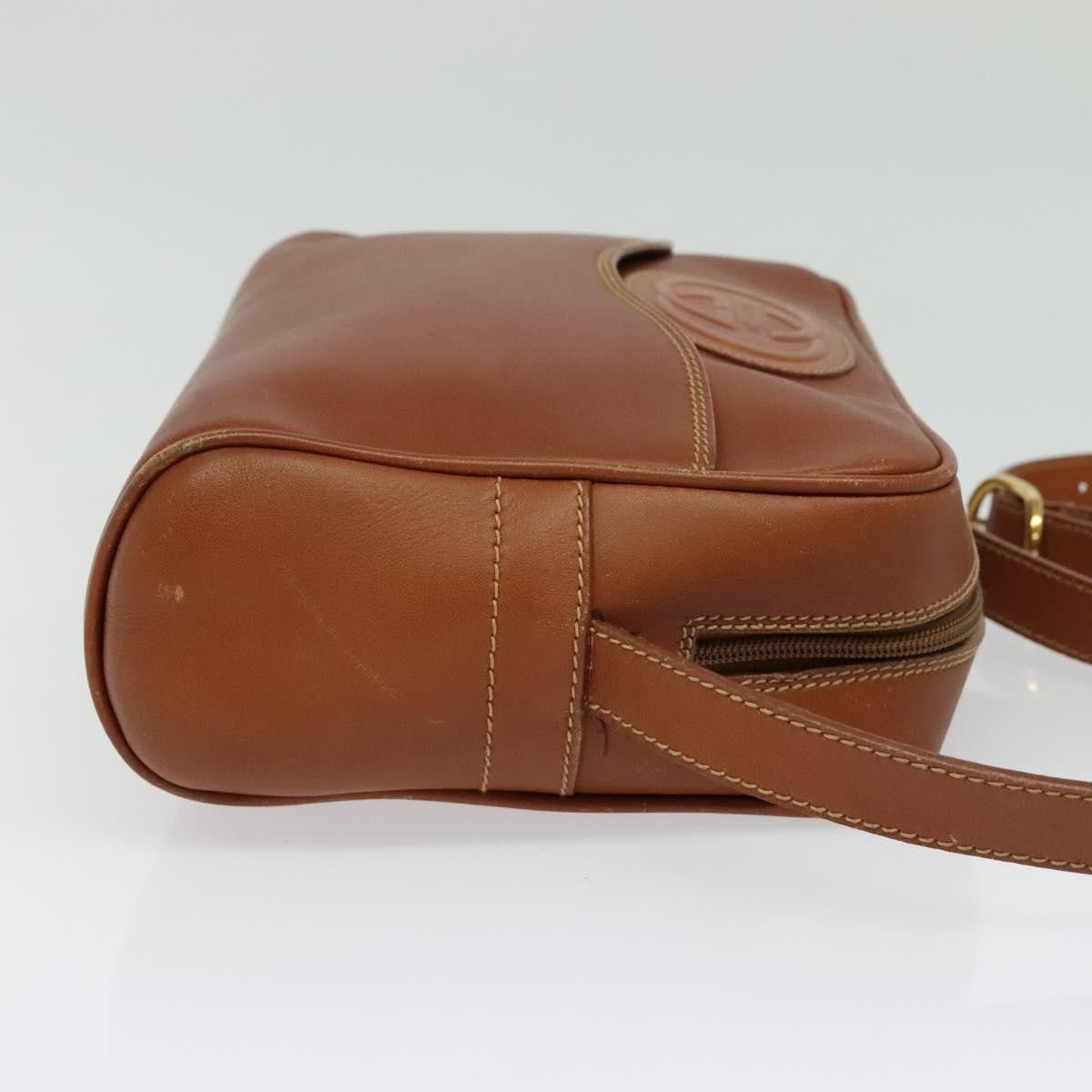 Gucci GUCCI Shoulder Bag Leather Brown Gold Size ONE SIZE - 5 Thumbnail