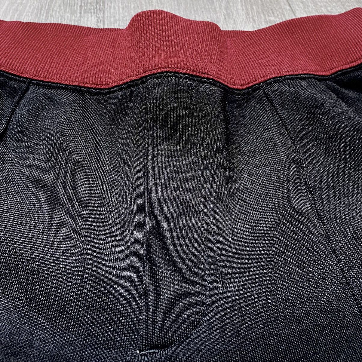 Women’s Helmut Lang Side Stripe Heavy Sweatpants Asymmetric