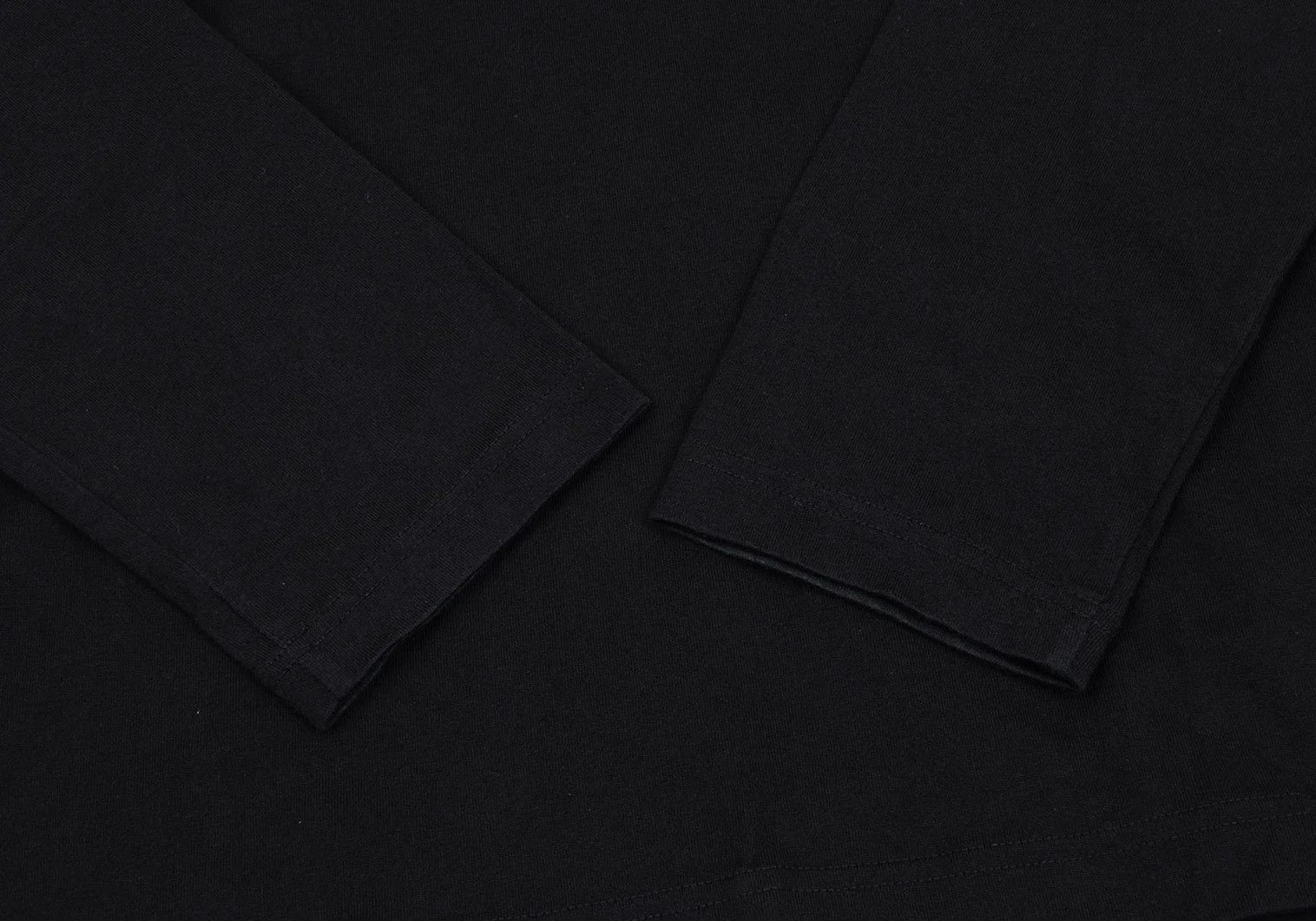 Yohji Yamamoto Yohji Yamamoto Cotton Collar Belt Design Cutsew Black 2 Size US M / EU 48-50 / 2 - 5 Thumbnail