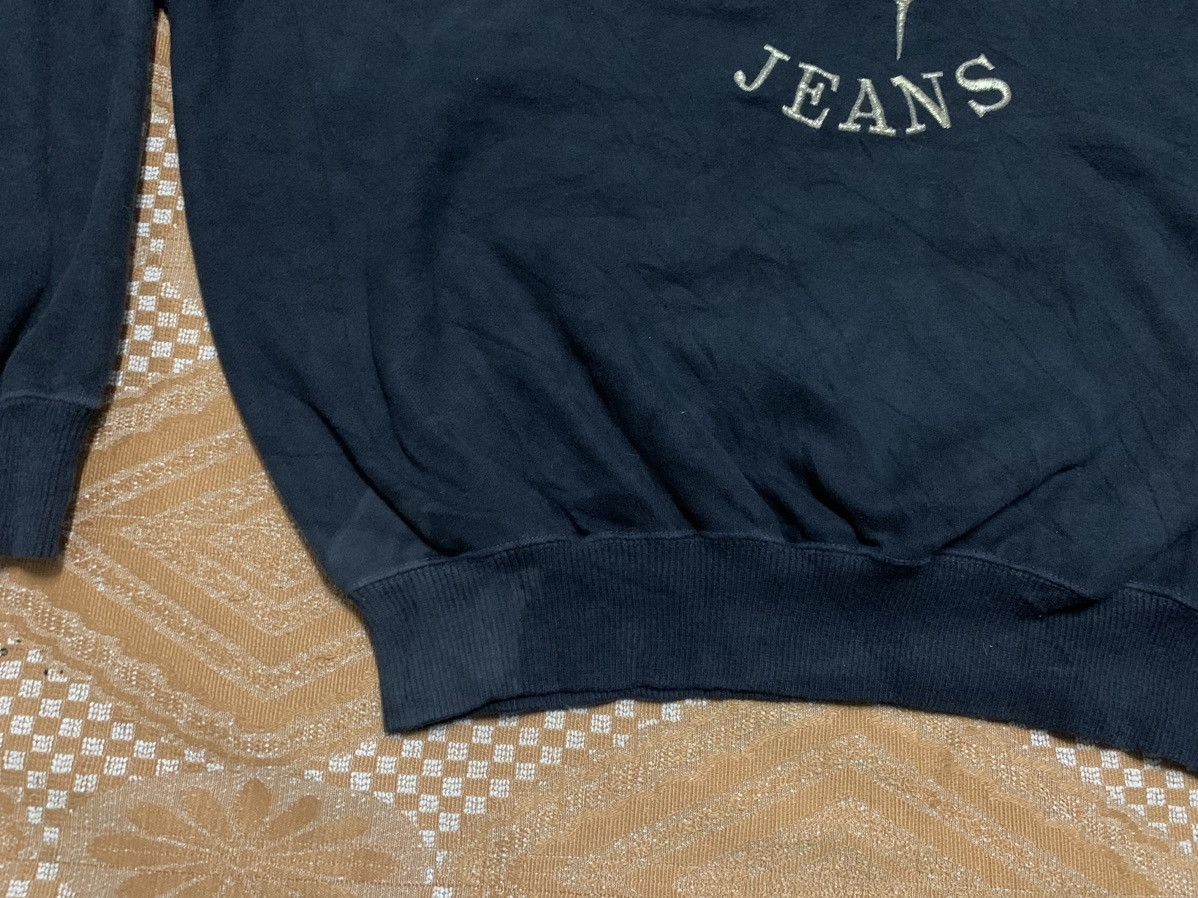 Japanese Brand × Trussardi × Vintage 90s TRUSSARDI JEANS SWEATSHIRT FADED Size US XL / EU 56 / 4 - 3 Thumbnail