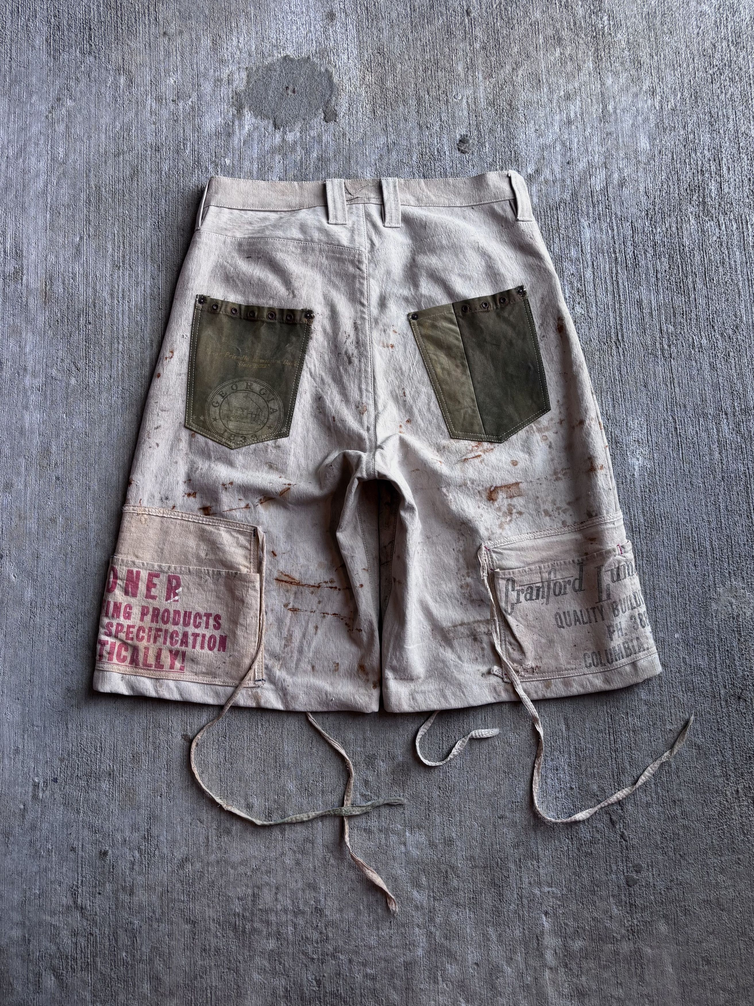 Other 1:1 Apron Long Shorts By David Turner Size US 34 / EU 50 - 2 Thumbnail