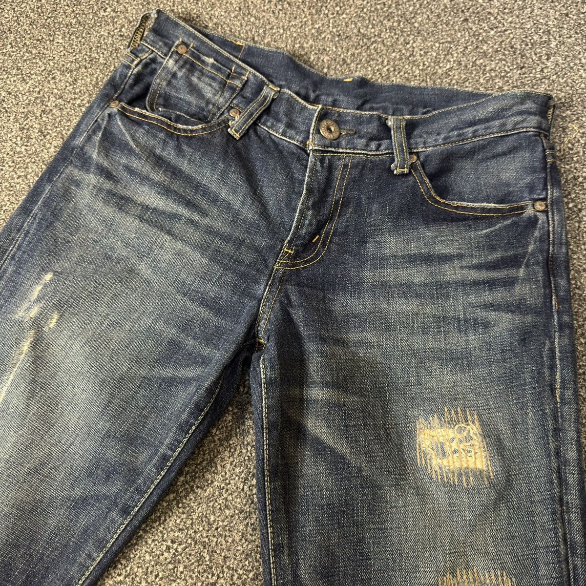 Miss Sixty 🔥 Vintage 90s Levis 502 Distressed Denim W29 Size 29" - 3 Thumbnail