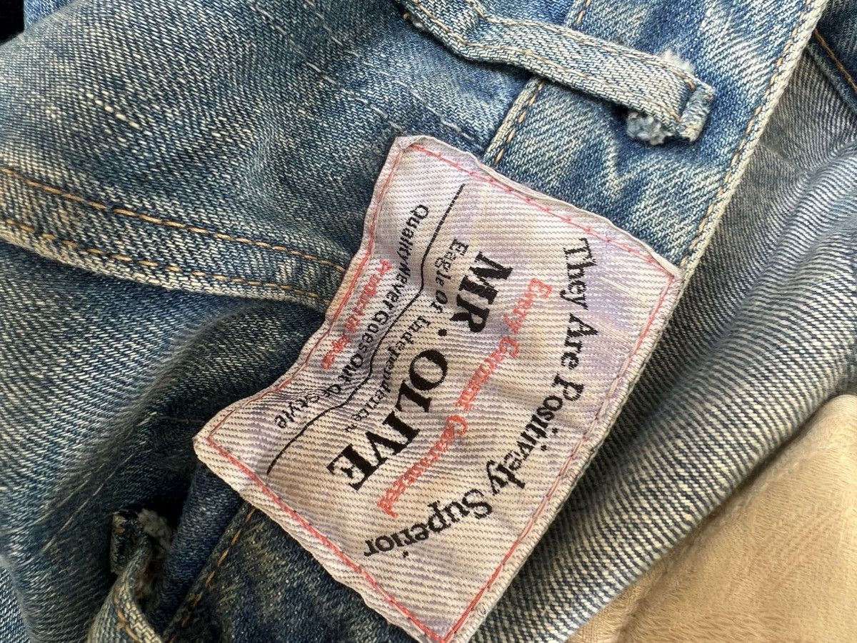 Mr. Olive Mr. Olive Japan Mud Denim Selvedge Distressed Jeans Size US 29 - 25 Thumbnail