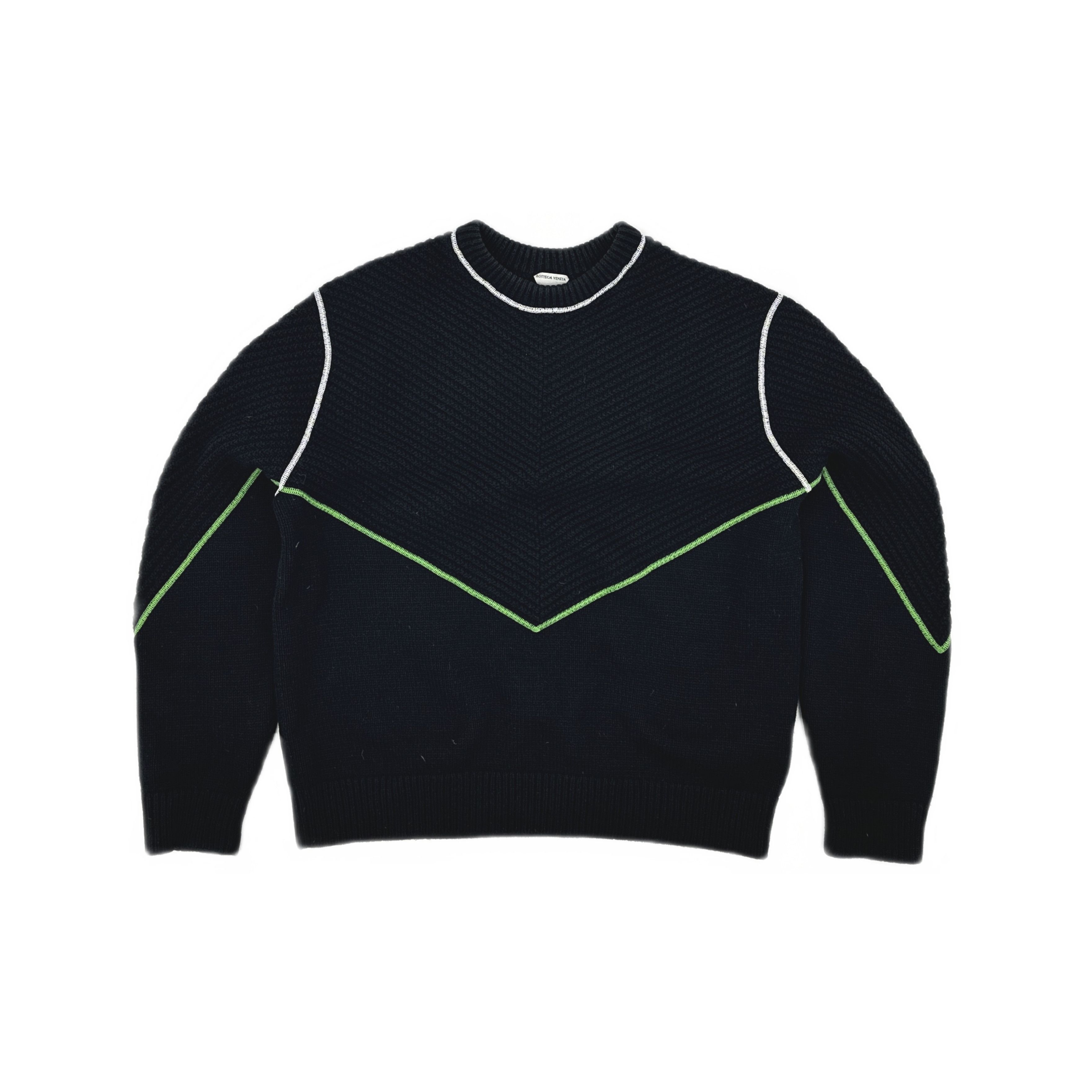 Bottega Veneta Bottega Veneta Contrast Stitch Crewneck Sweater Size S Size US S / EU 44-46 / 1 - 1 Thumbnail
