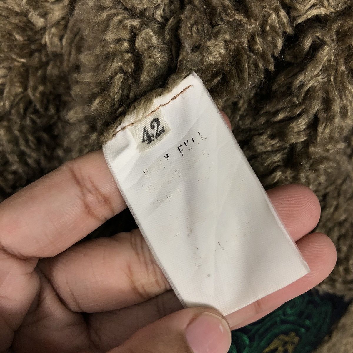 Japanese Brand Vintage Bignami Italy Shearling Patchwork Moto Jacket Size M / US 6-8 / IT 42-44 - 23 Thumbnail