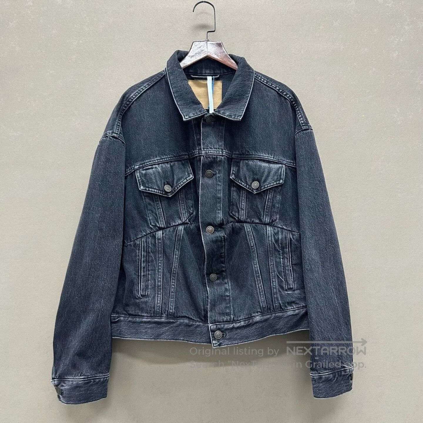 Balenciaga Balenciaga Vintage Distressed Denim Jacket. Size US S / EU 44-46 / 1 - 1 Thumbnail