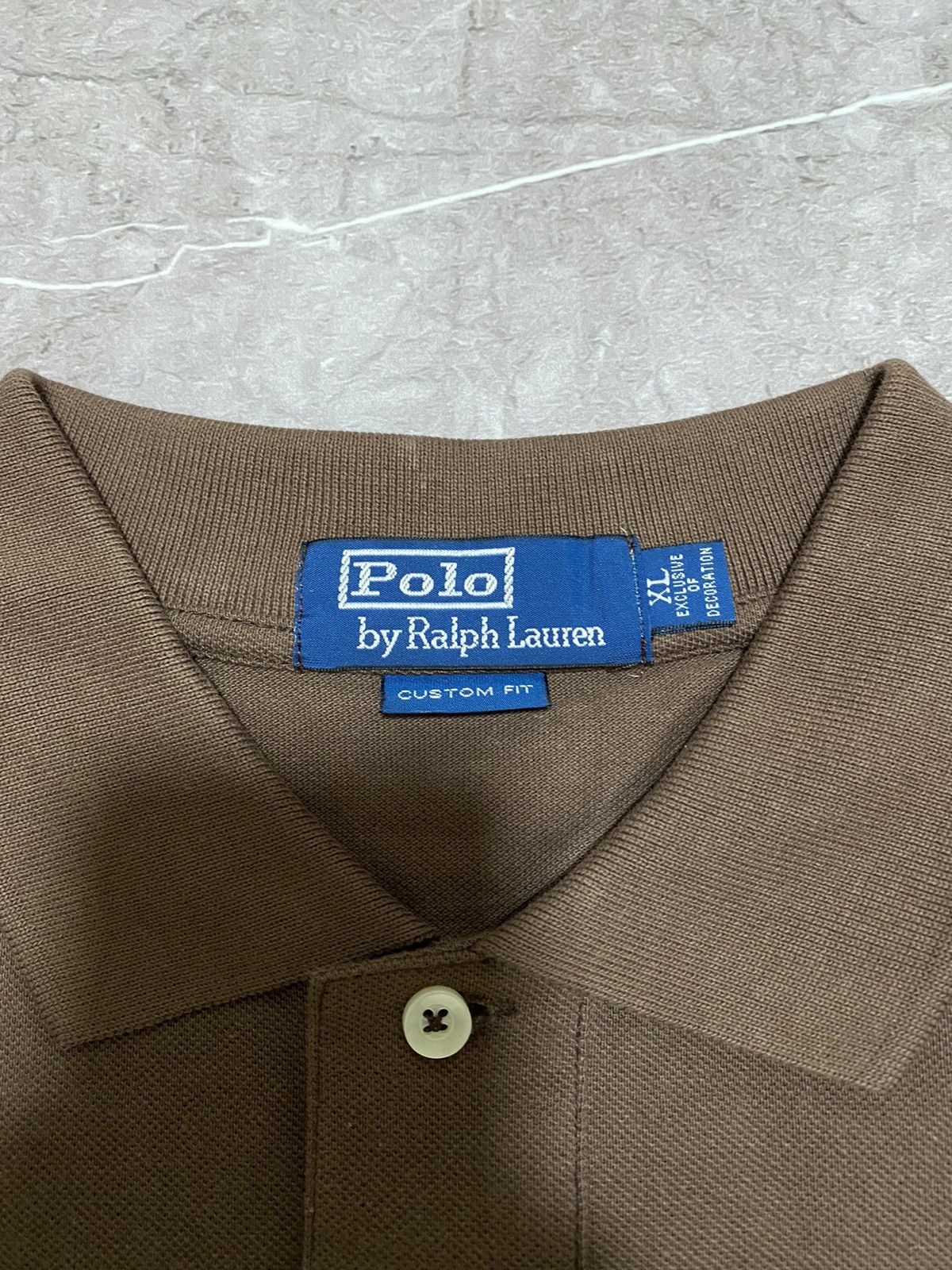 Polo Ralph Lauren × Ralph Lauren × Vintage Vintage 90s Polo Ralph Lauren Brown Polo Chief Keef Retro Size US XL / EU 56 / 4 - 6 Thumbnail