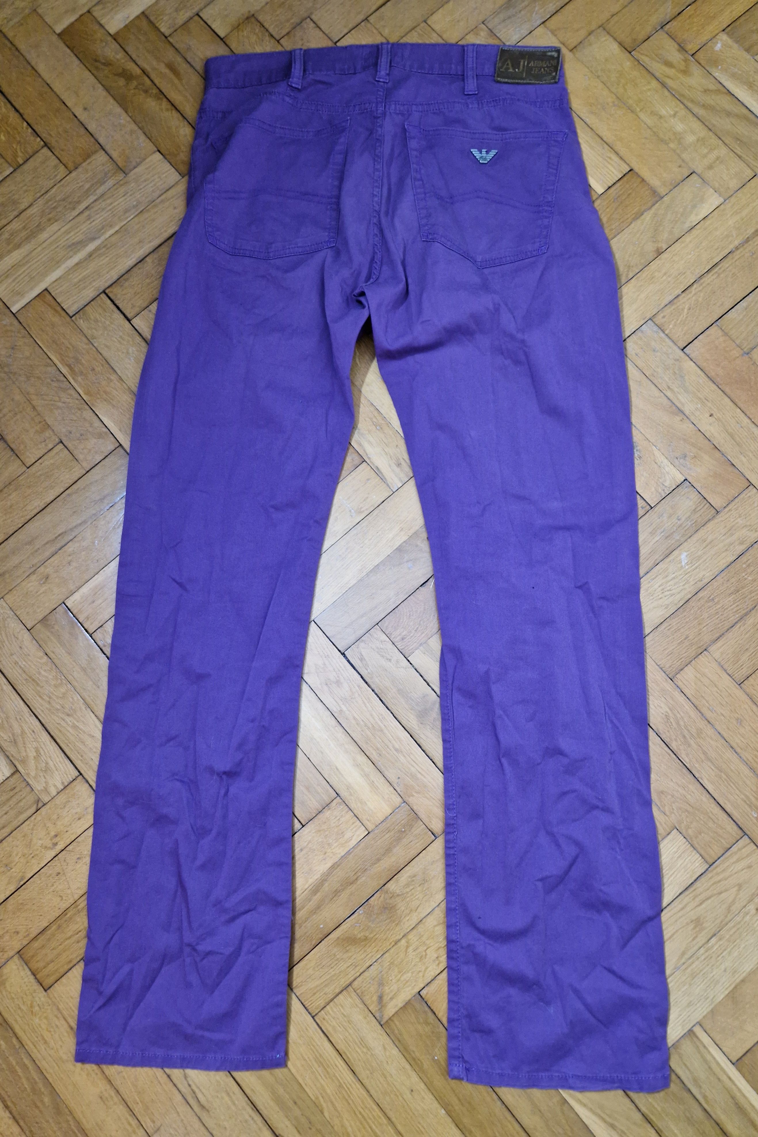 Armani Armani vintage purple pants Size 26" / US 2 / IT 38 - 1 Thumbnail