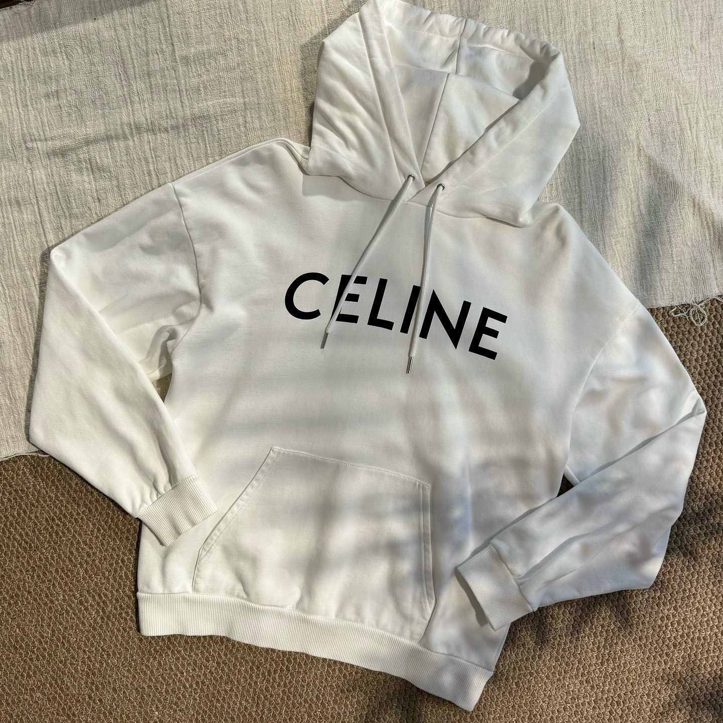 Celine Celine Logo Hoodie Size M Size M / US 6-8 / IT 42-44 - 1 Thumbnail