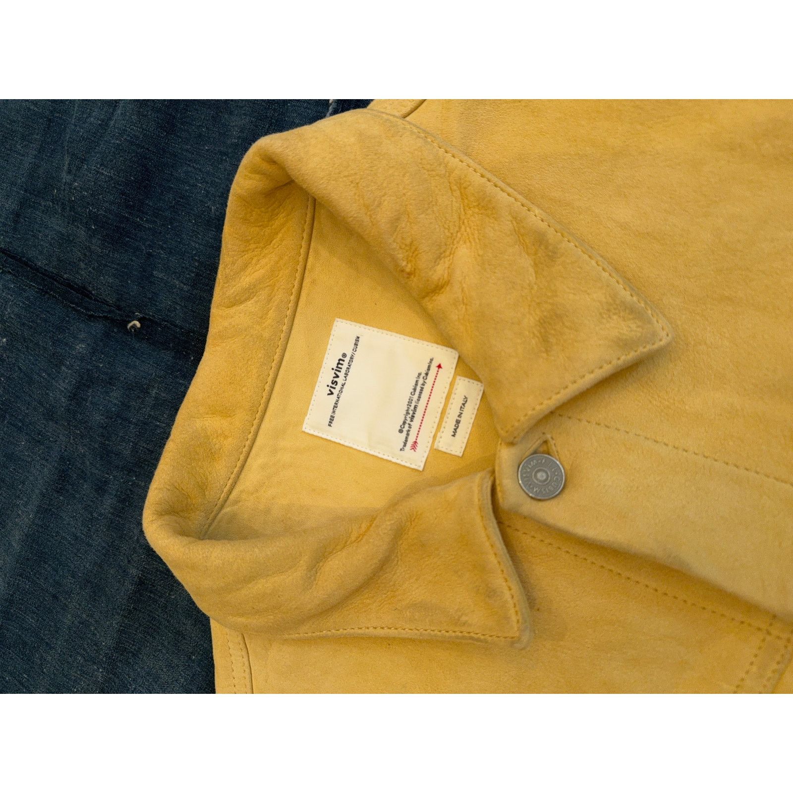 Visvim $7,000+ Visvim 2024 Lamb Suede 101 IT Jacket - 3 - Yellow Size US L / EU 52-54 / 3 - 7 Thumbnail