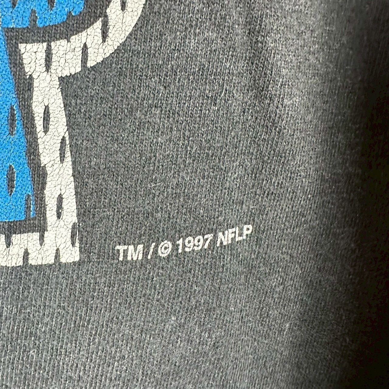 Vintage Vtg 1997 Carolina Panthers All Over Print NFL AOP T-shirt Size US XL / EU 56 / 4 - 6 Thumbnail