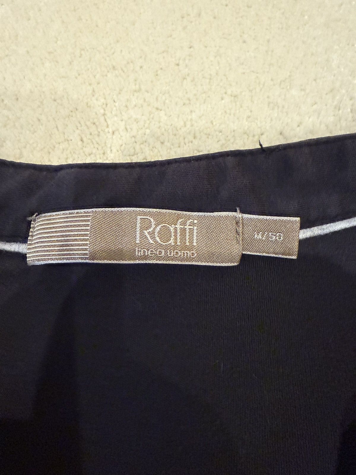 Raffi Raffi Linea Uomo Black Short Sleeve Henley Size US M / EU 48-50 / 2 - 3 Thumbnail