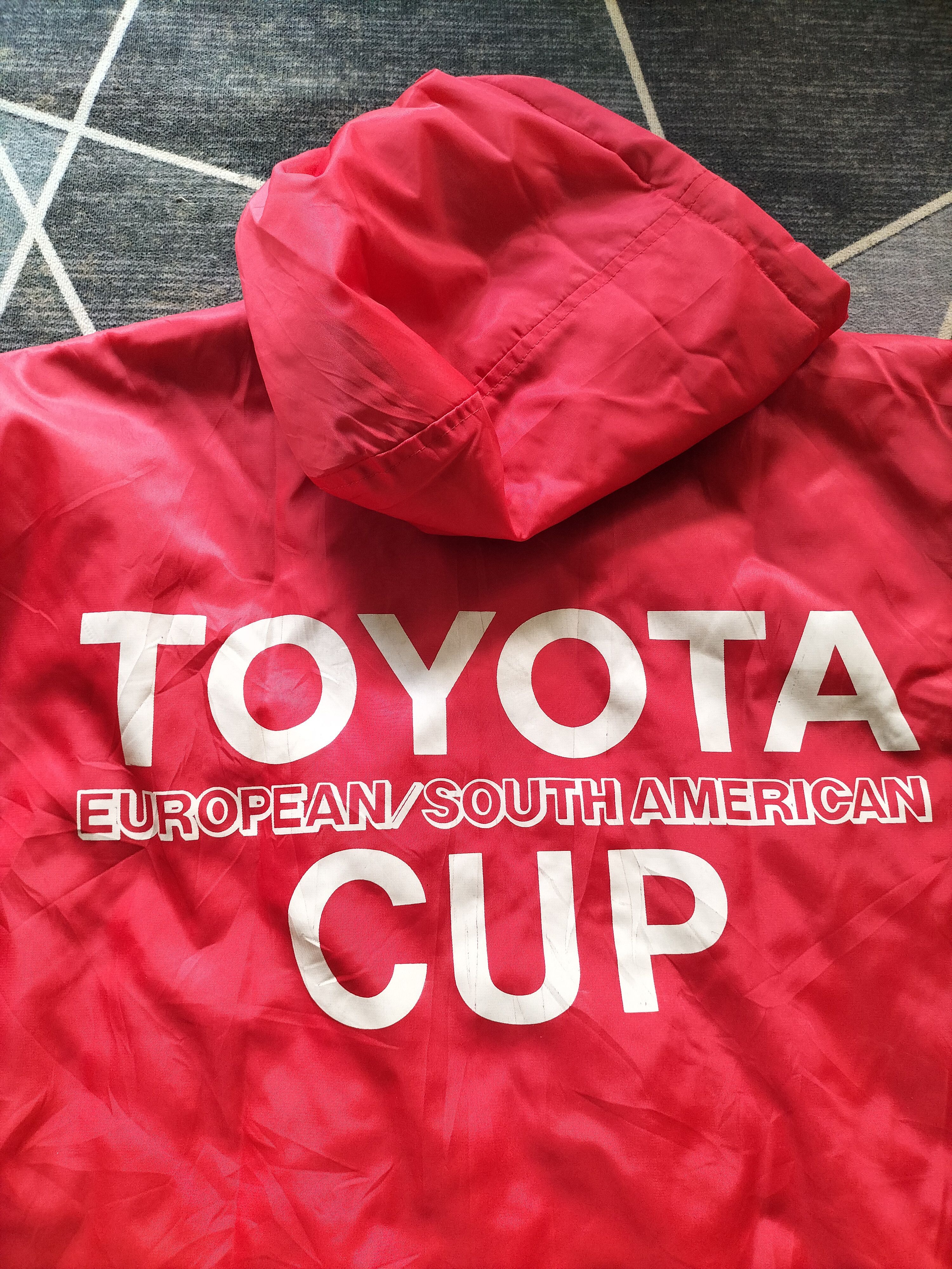 Vintage Vintage 90s Toyota European Reversible Rain coat Puff Hoodie Size US XL / EU 56 / 4 - 3 Thumbnail