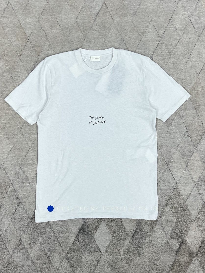 Saint Laurent Paris The Sound of Silence Short Sleeve Tee Size US XS / EU 42 / 0 - 1 Thumbnail