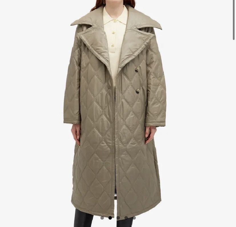 Ganni GANNI SHINY QUILT COAT Size M / US 6-8 / IT 42-44 - 2 Thumbnail