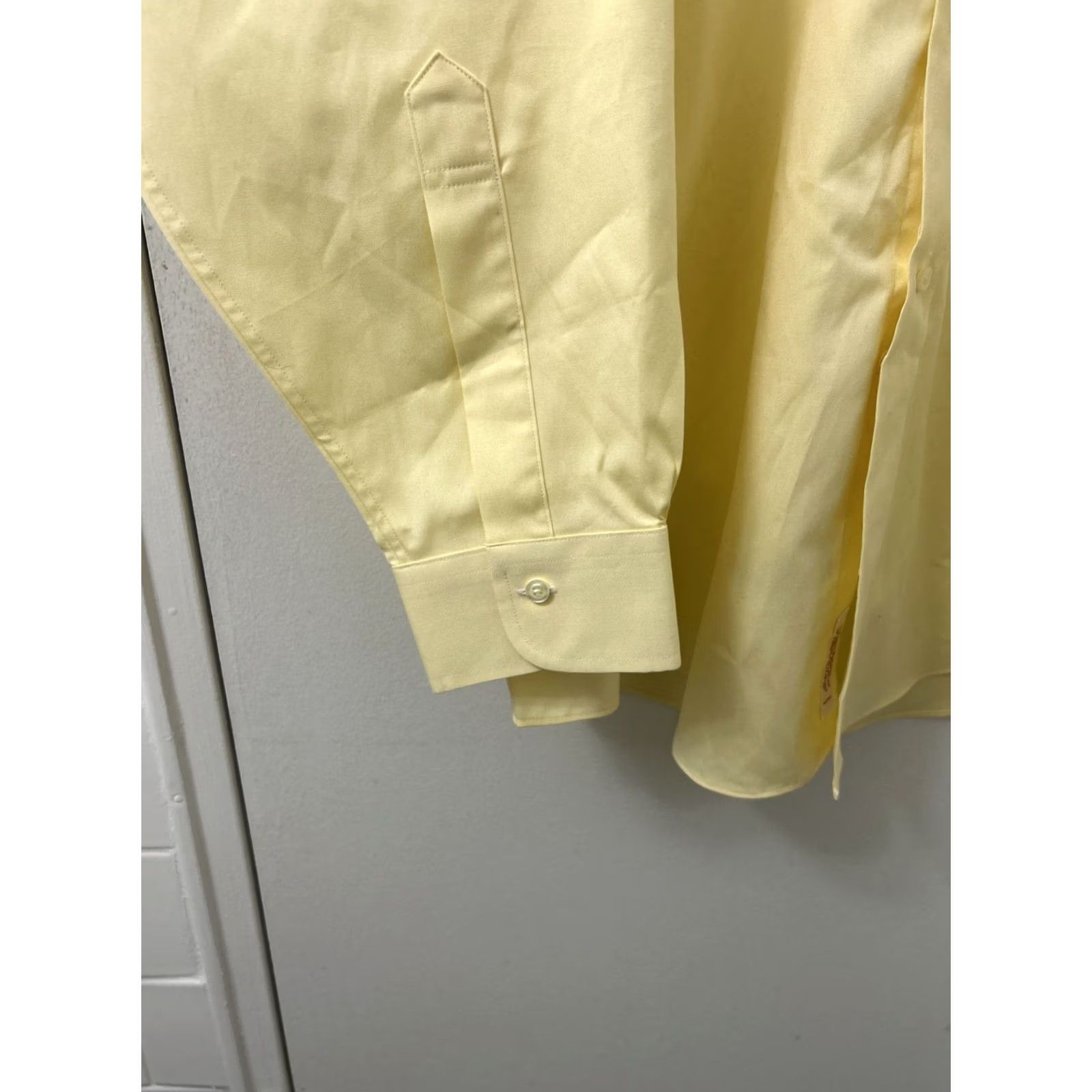 Brooks Brothers Brooks Brothers Original Polo Shirt Mens 17 Yellow Oxford Supima Button Up L/S Dress Shirt Size US XL / EU 56 / 4 - 7 Thumbnail