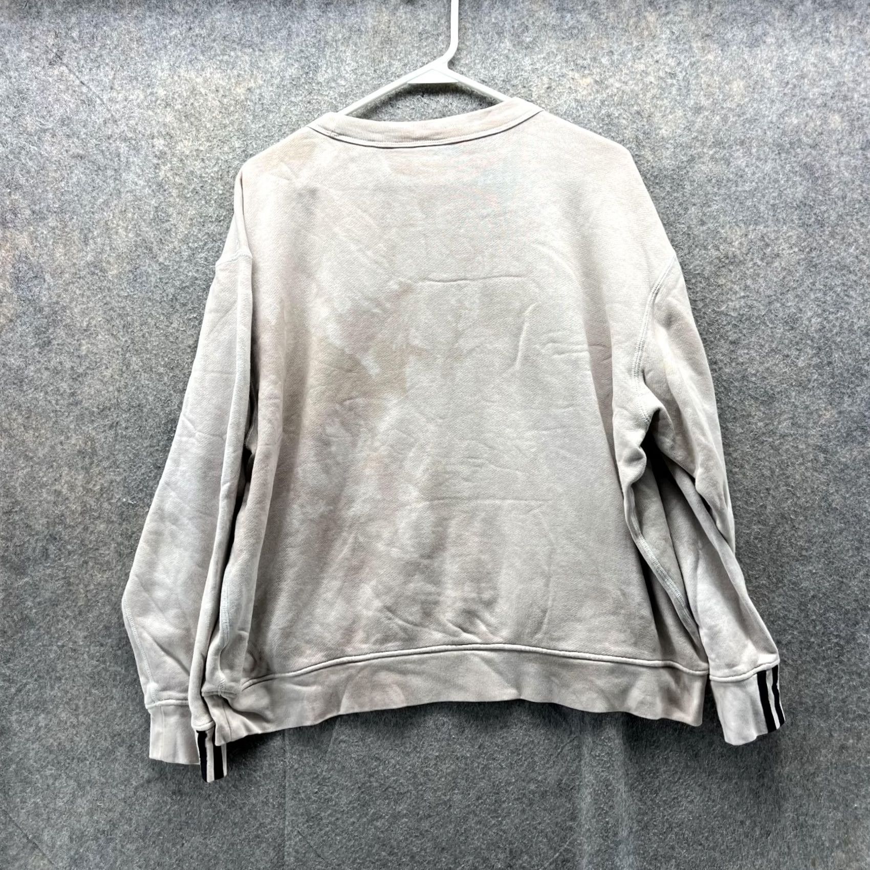 Adidas Adidas Sweater Women Large Ladies Khaki Pullover Tan Beige Crewneck Casual Size L / US 10 / IT 46 - 7 Thumbnail